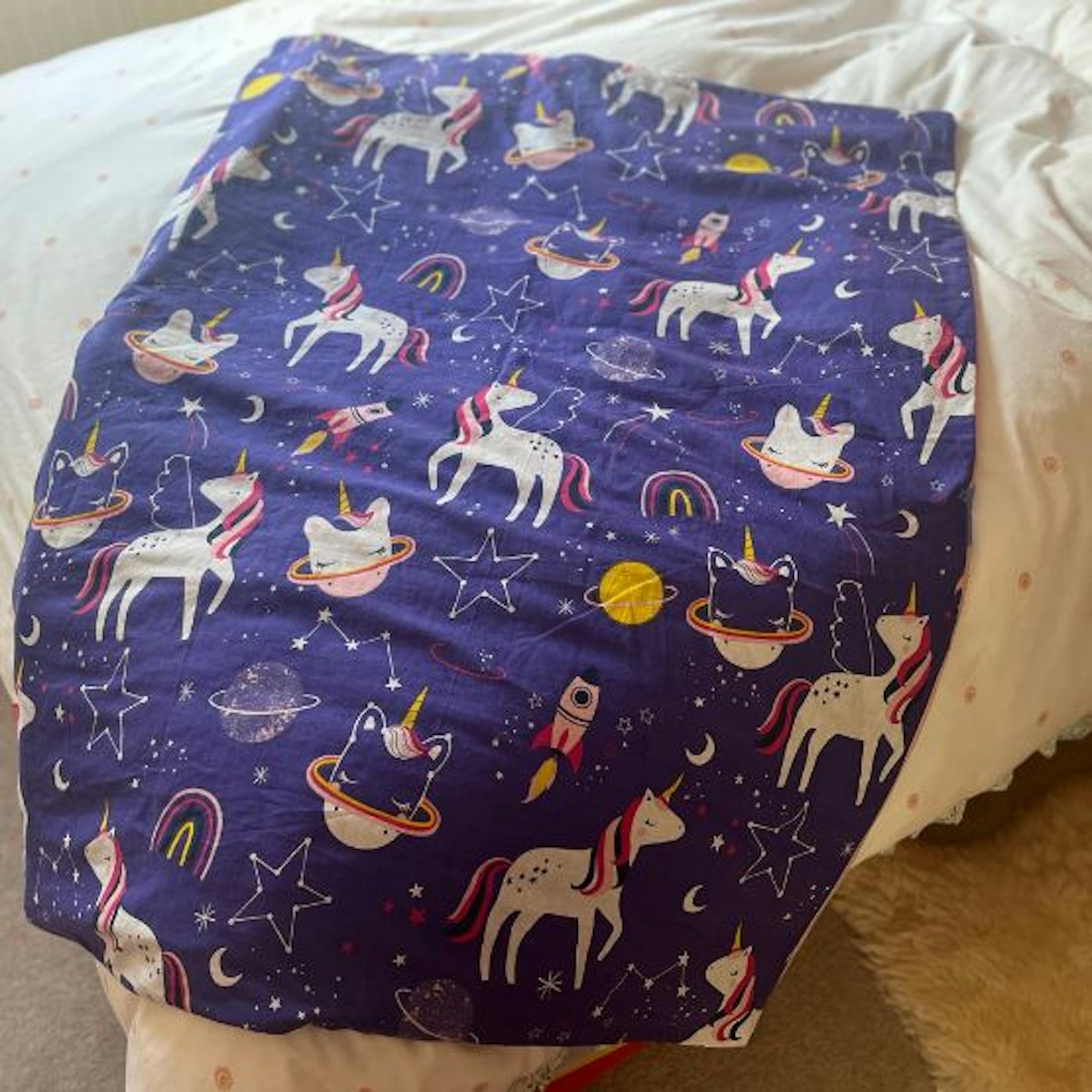 Happy Linen Company Unicorn Weighted Blanket