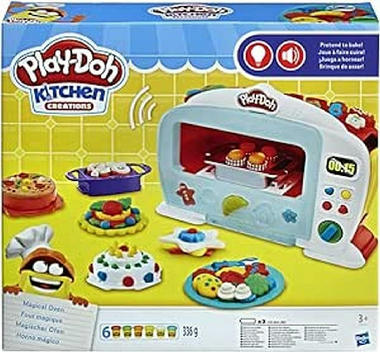 Play-Doh Kitchen Creations Magical Oven Play Food Set for Kids