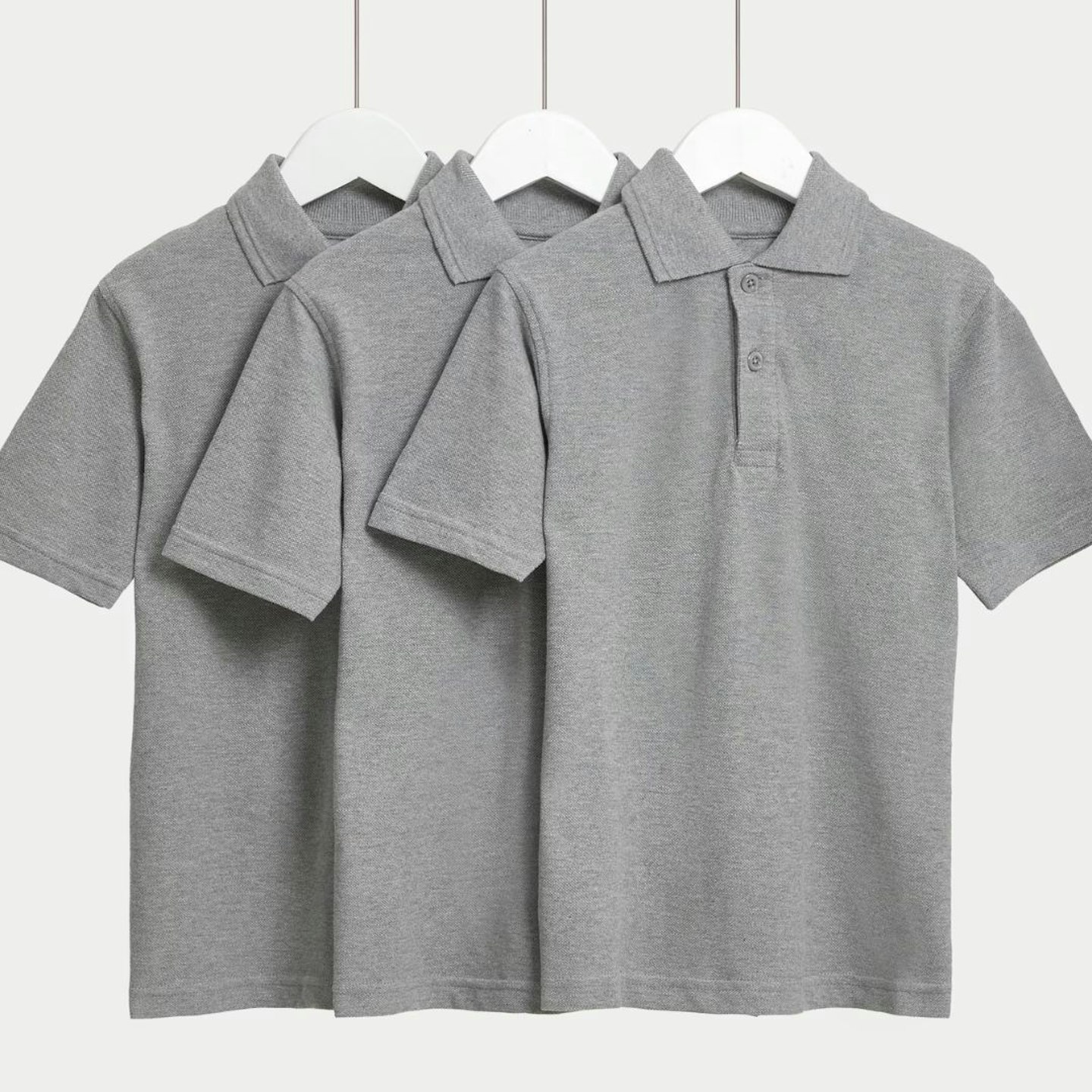 3pk Unisex Stain Resist School Polo Shirts