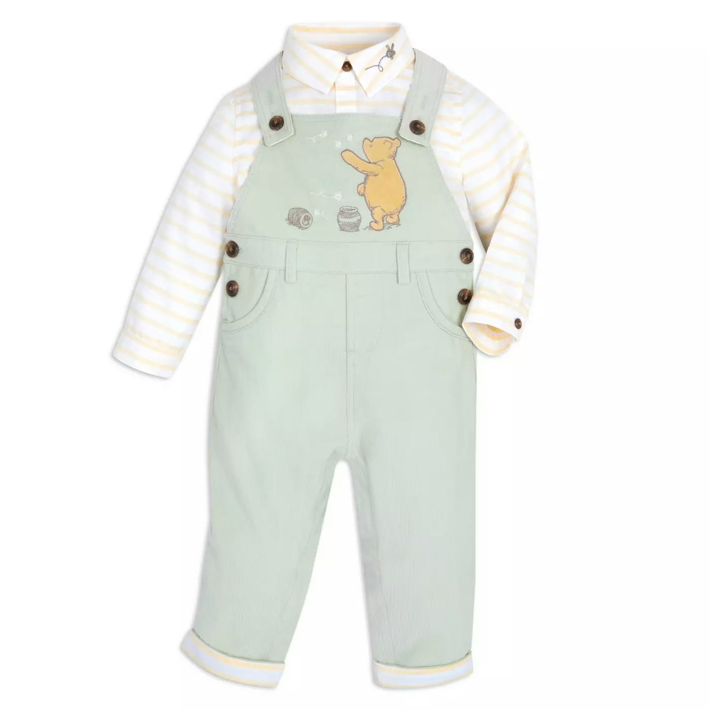 Winnie the Pooh Baby Overalls Set