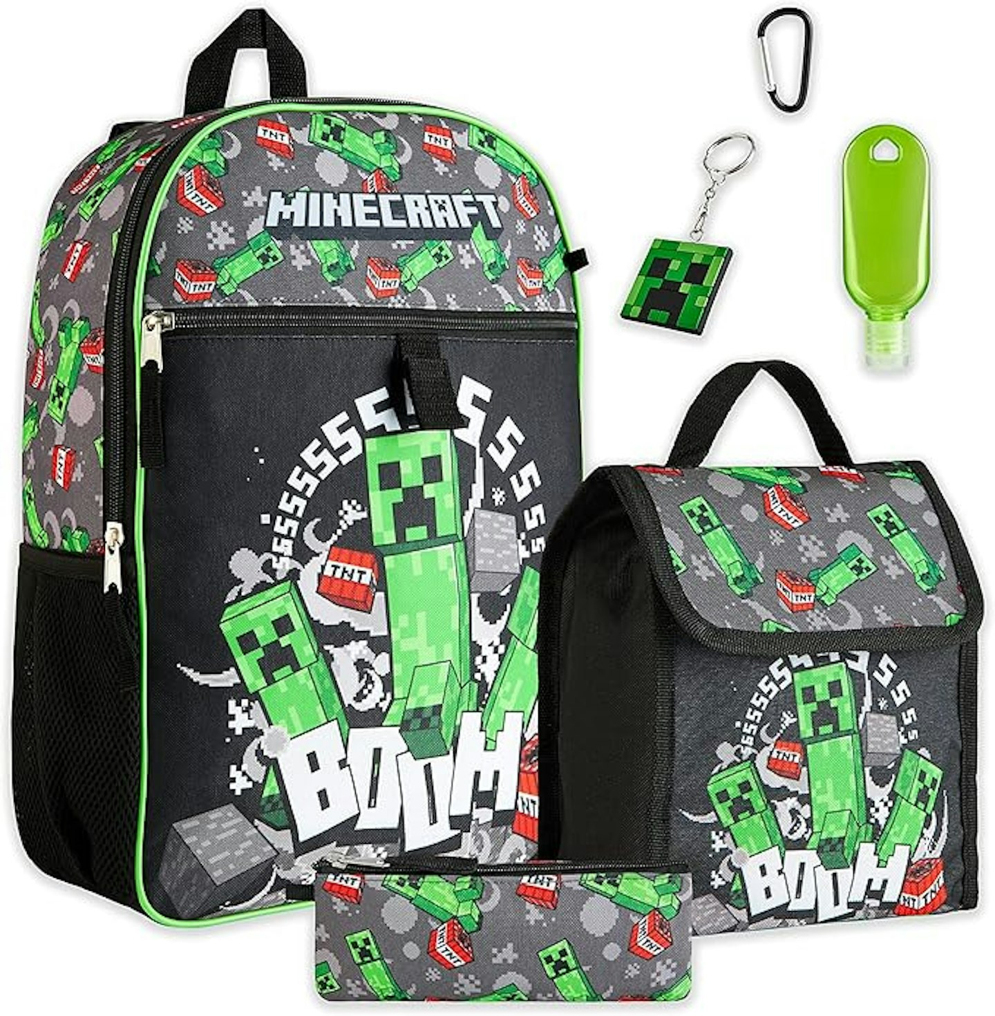 Minecraft School Backpack Boys Kids Backpack Pencil Case