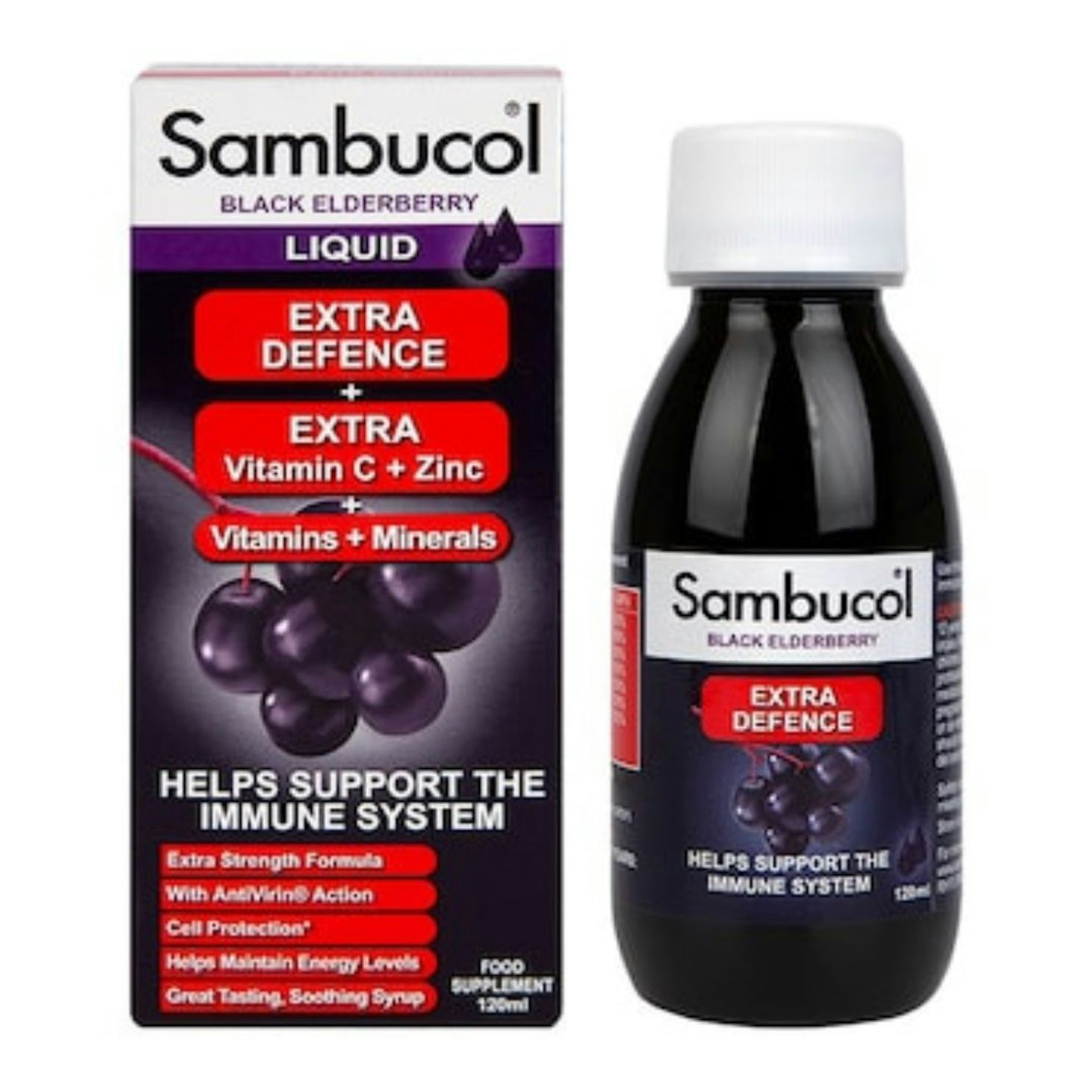 Extra Defence Black Elderberry Liquid 