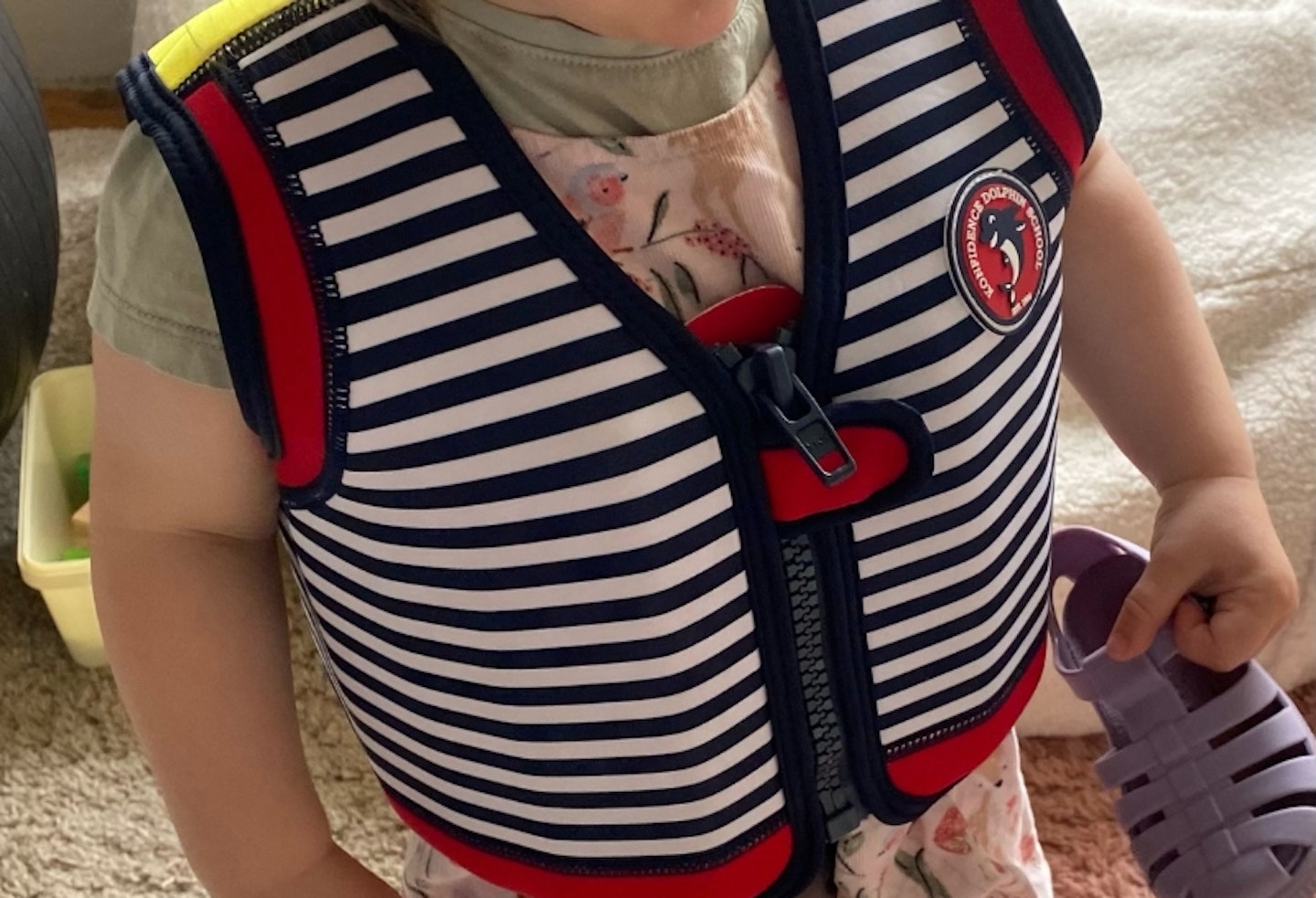 Konfidence Swim Jacket on a child