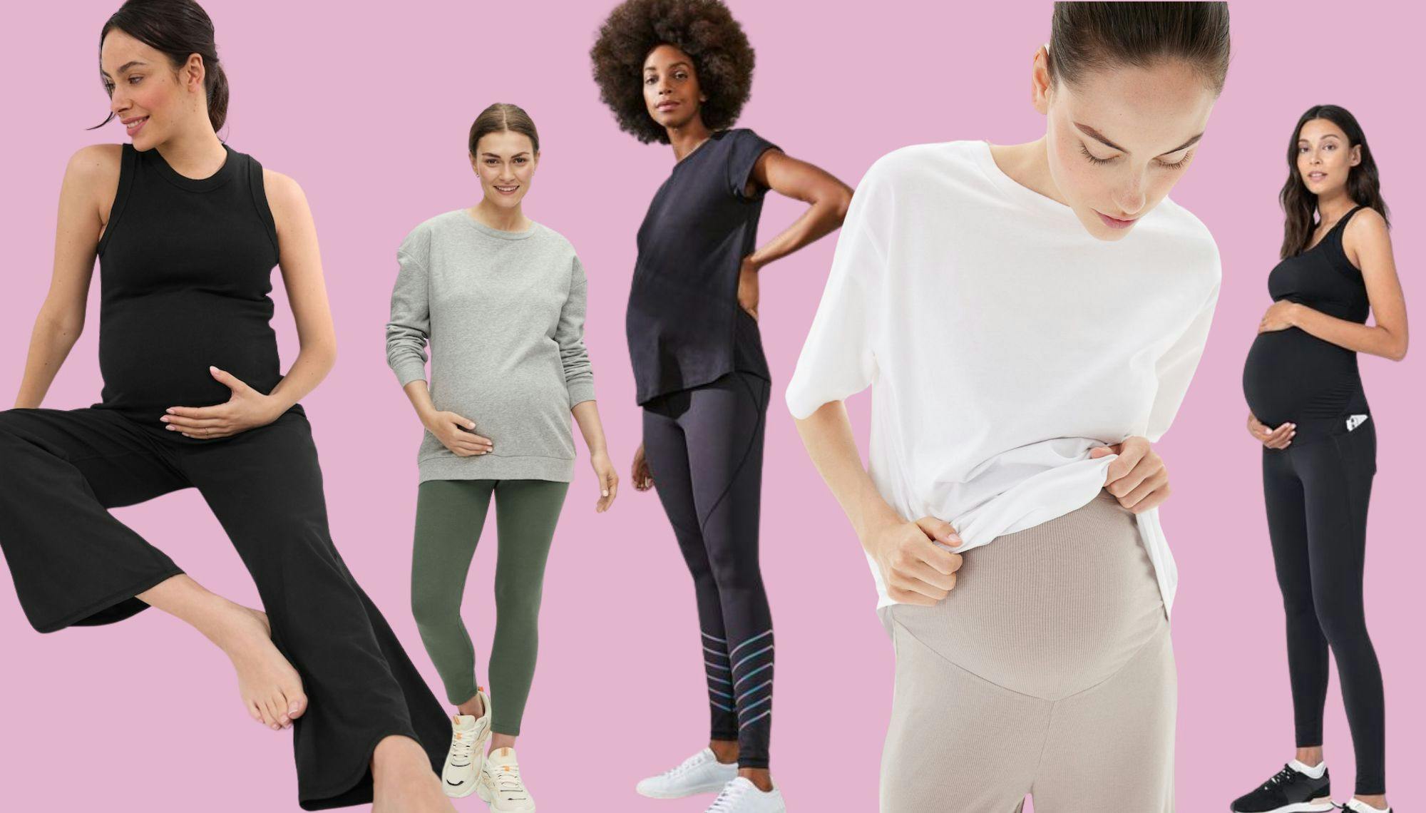 Pantalon Maternité Femme POSHDIVAH Woen's Aternity Fleece Lined