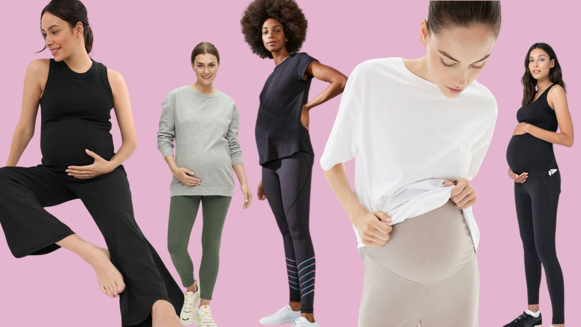 Pantalon Maternité Femme POSHDIVAH Woen's Aternity Fleece Lined