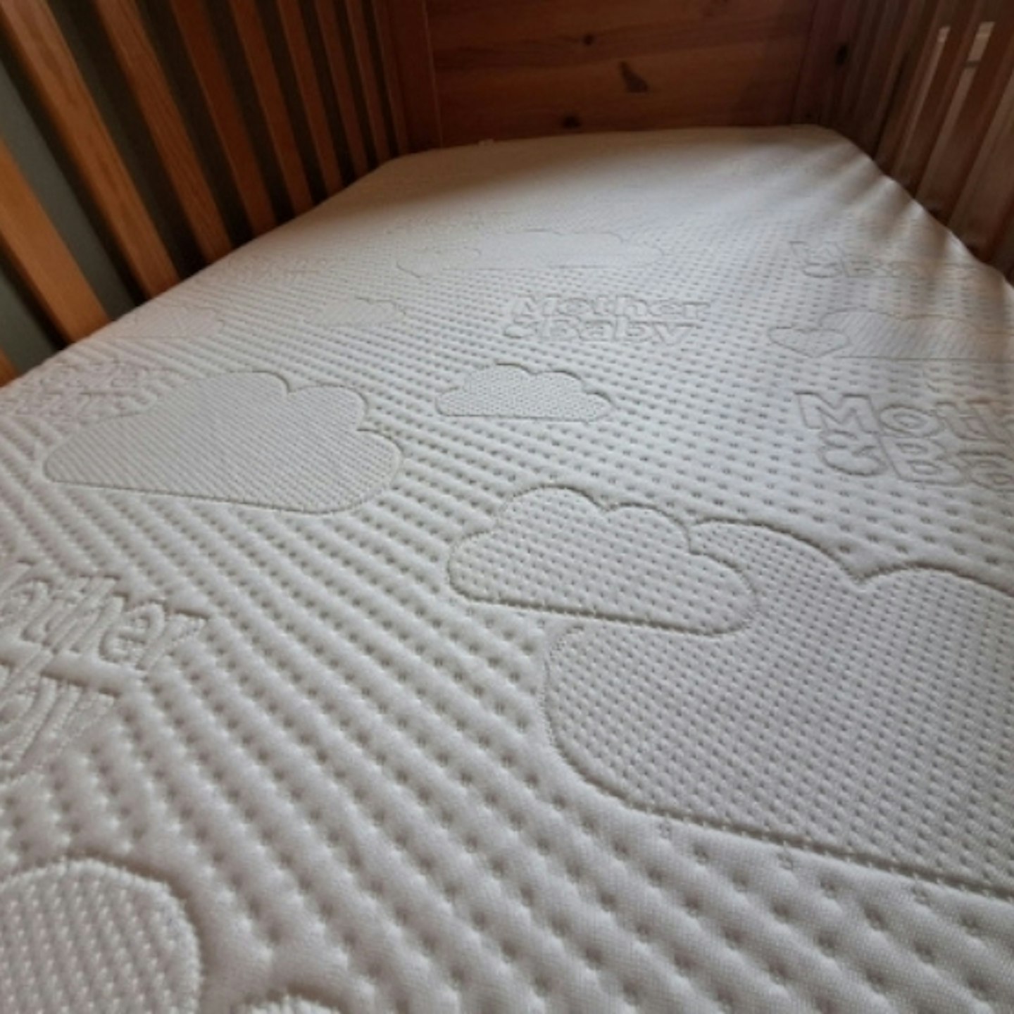 Mother+Baby Pure Gold Anti-Allergy Coir Pocket Cot Bed Mattress