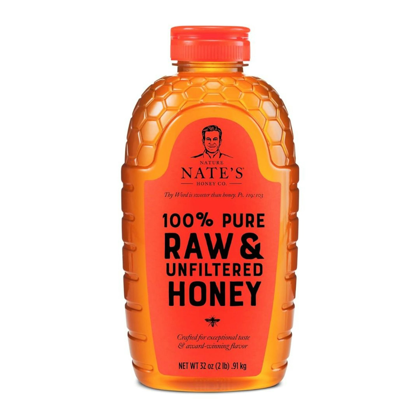  Nature Nate's 100% Pure Raw & Unfiltered Honey
