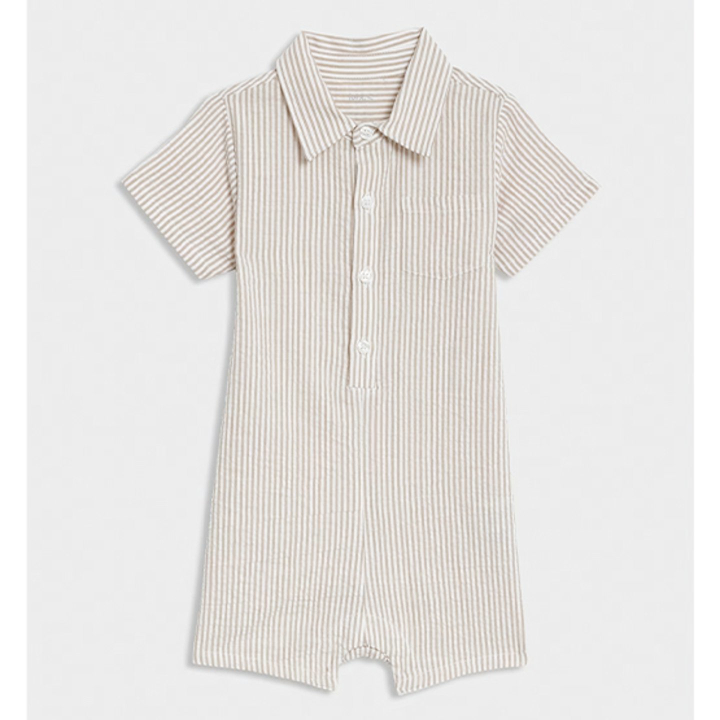 Pure Cotton Striped Romper