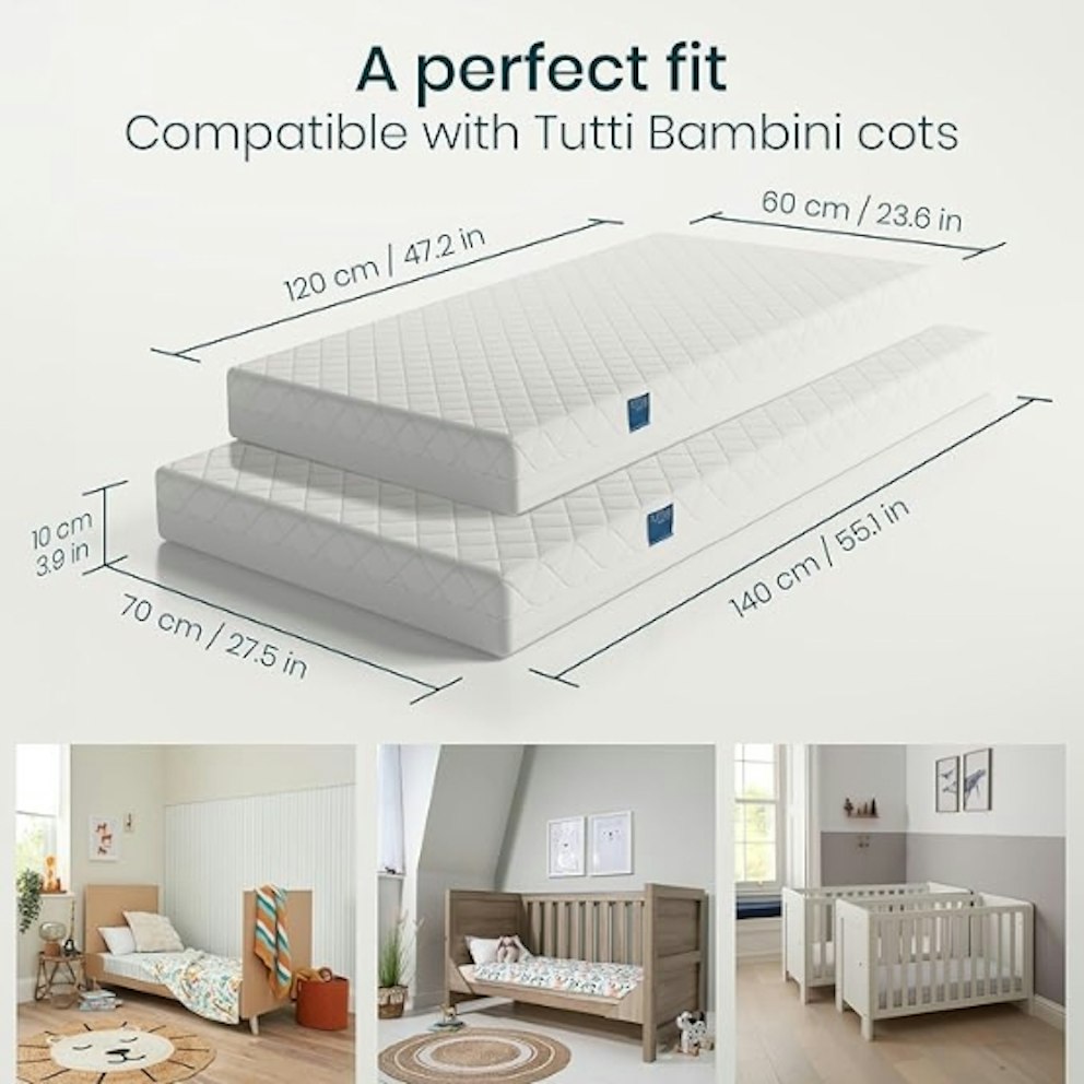 Tutti Bambini Sprung Cot Bed Mattress Review | Reviews | Mother & Baby