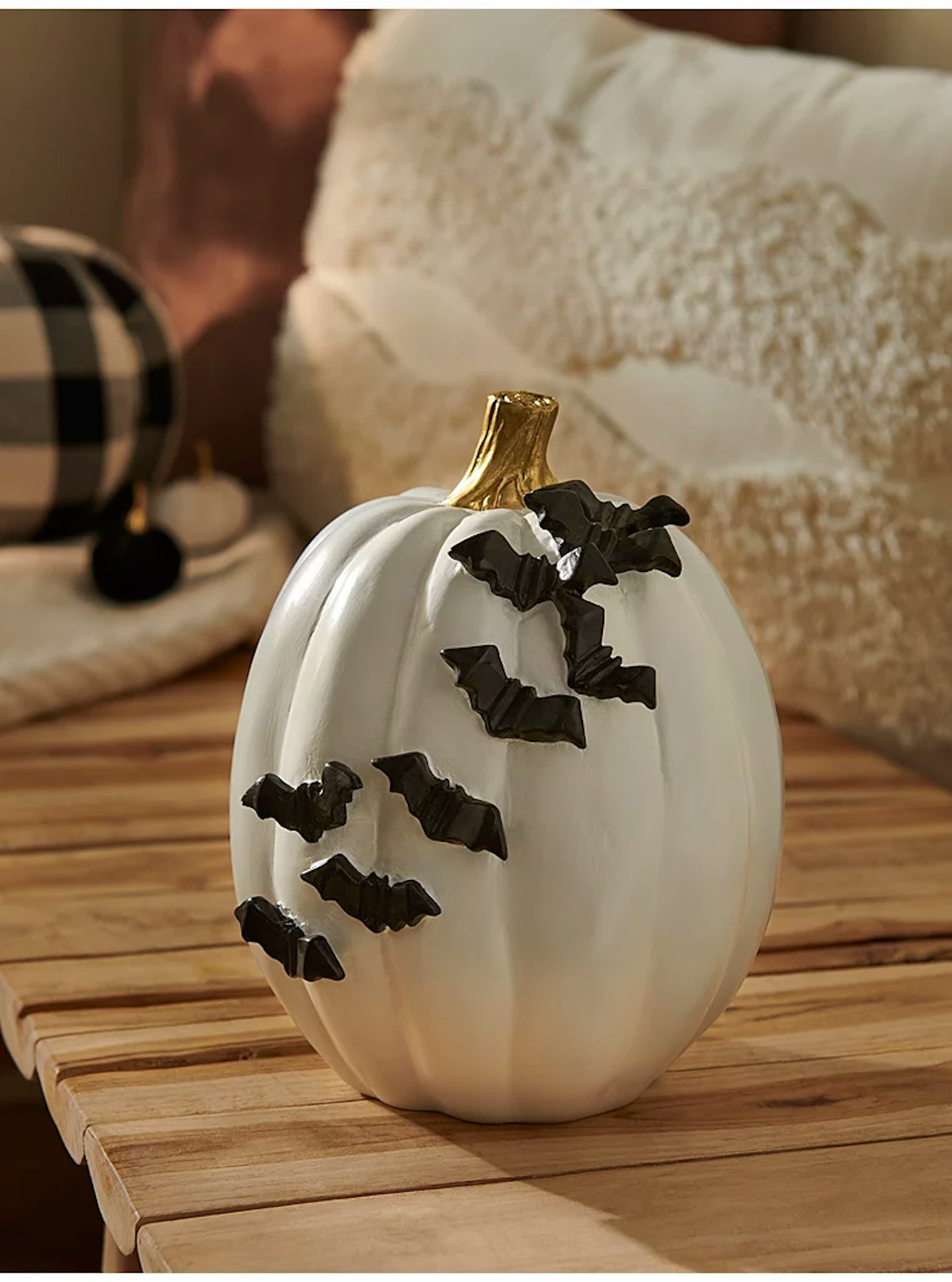 Ceramic Bat Pumpkin