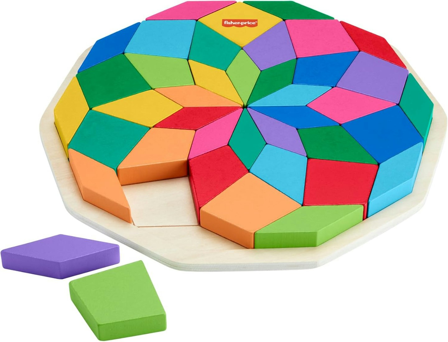 Fisher-Price Preschool Toy Wooden Puzzle 