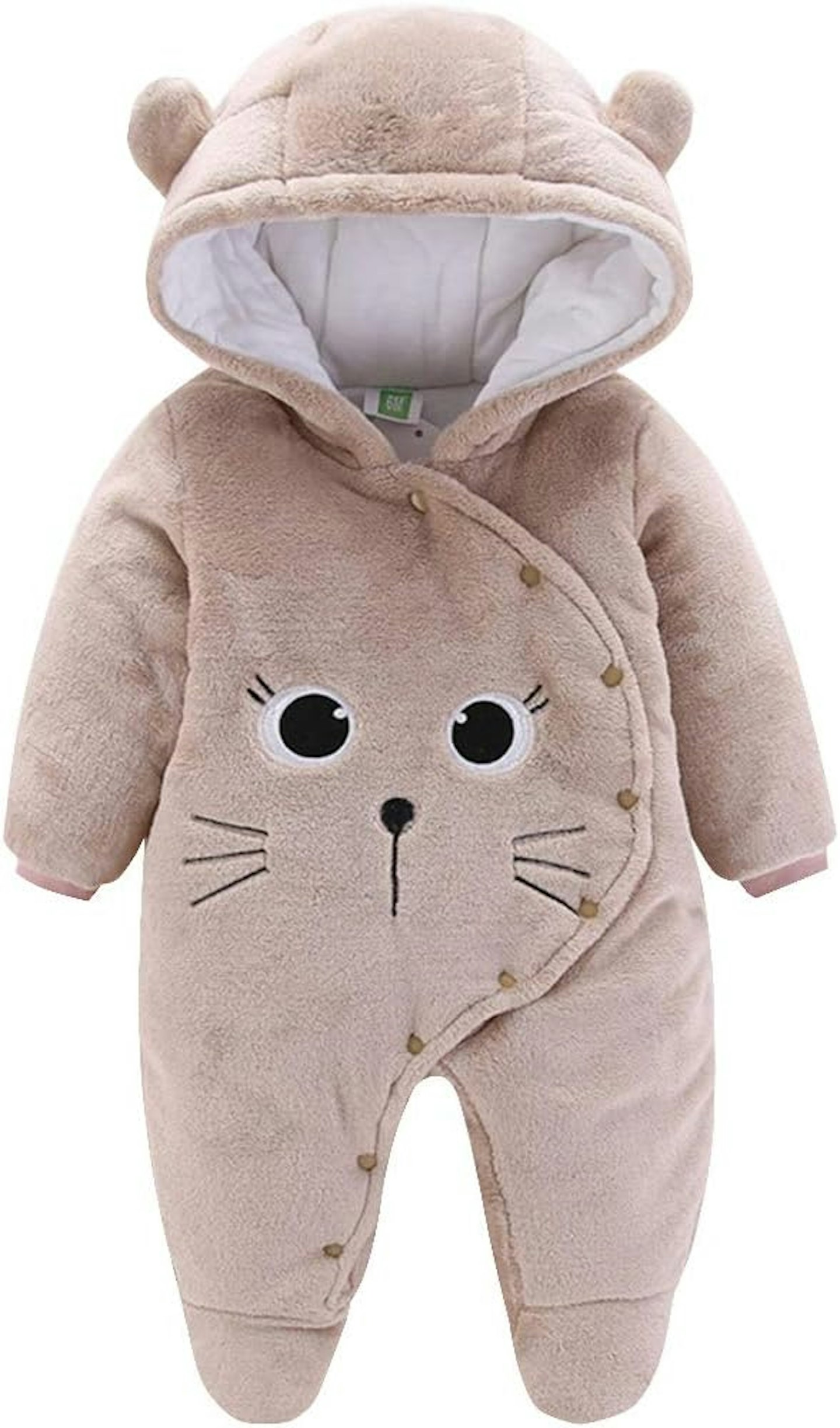 Baby Winter Hooded Romper Fleece 