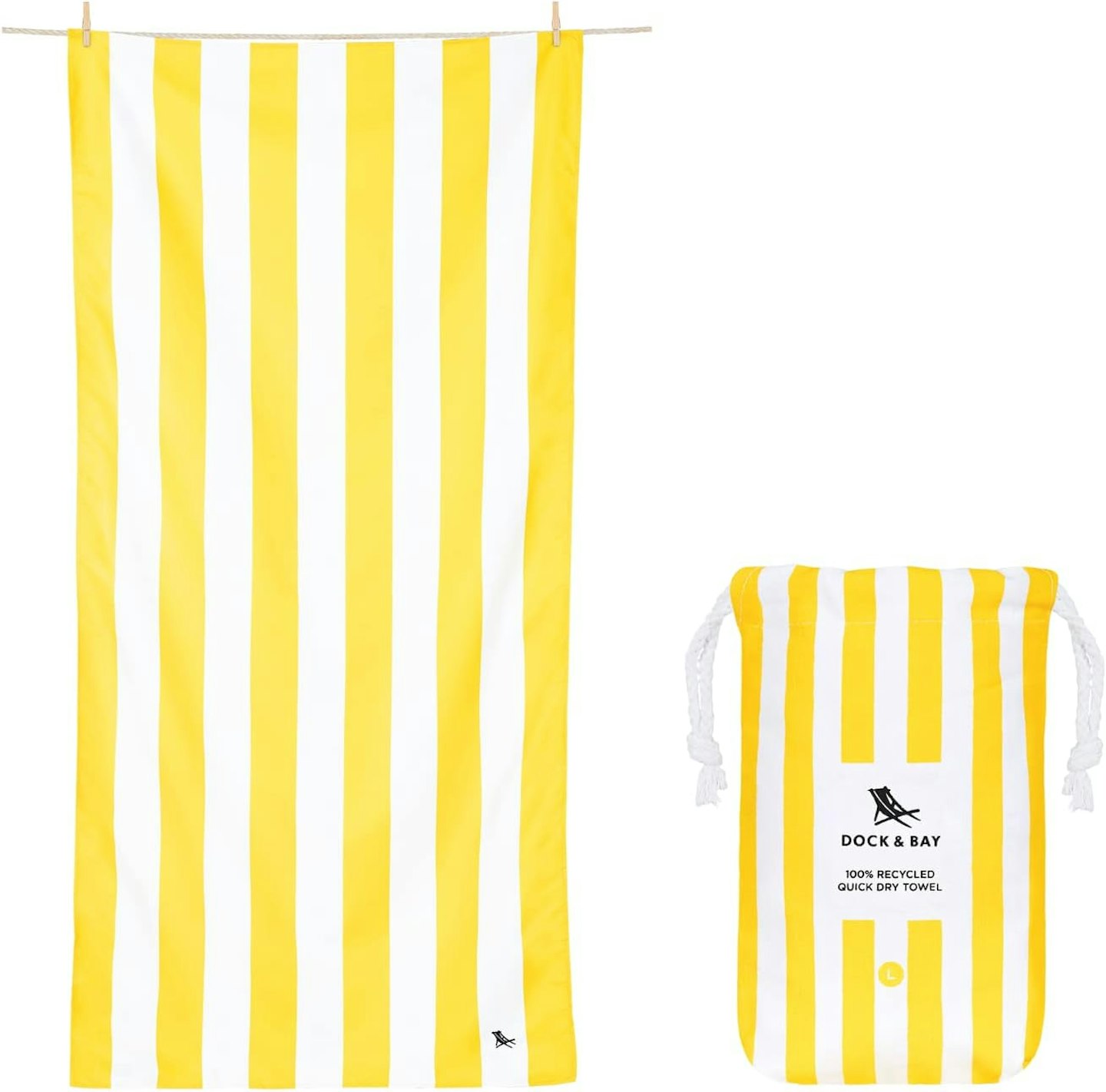 beach towel yellow 