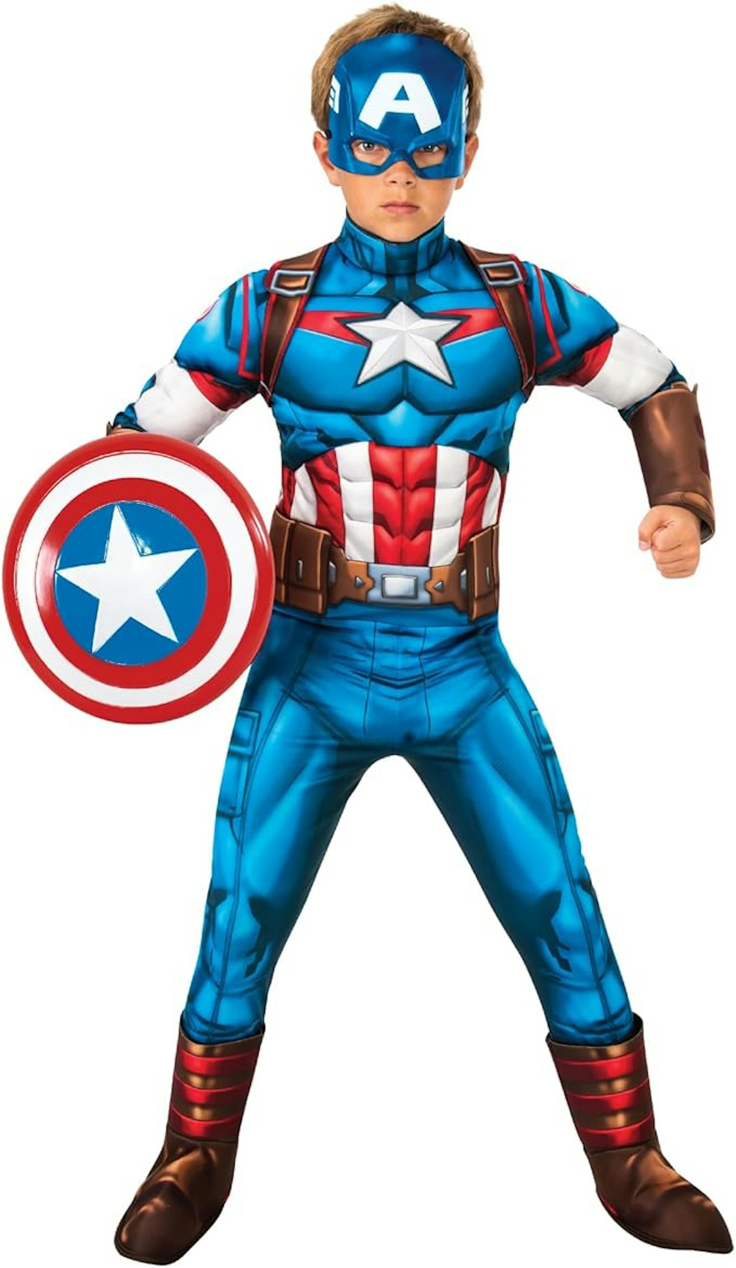 Rubie's Official Marvel Avengers Captain America Deluxe Child Costume