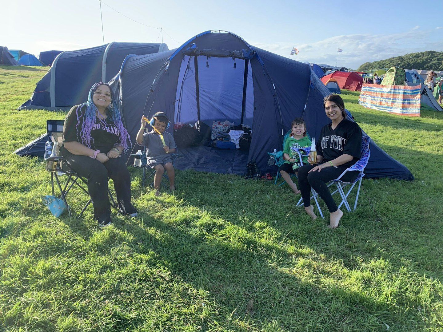 Mother&Baby journalist Hannah Carroll Camping at Camp Bestival
