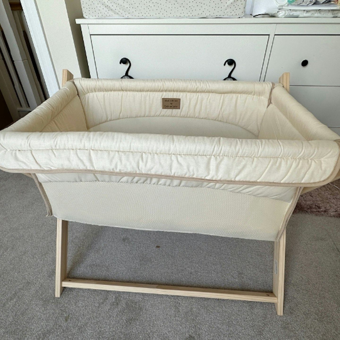 Clair de Lune Organic Folding Crib