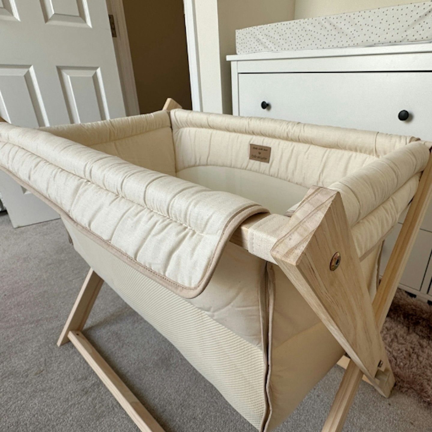 Clair de Lune Organic Folding Crib