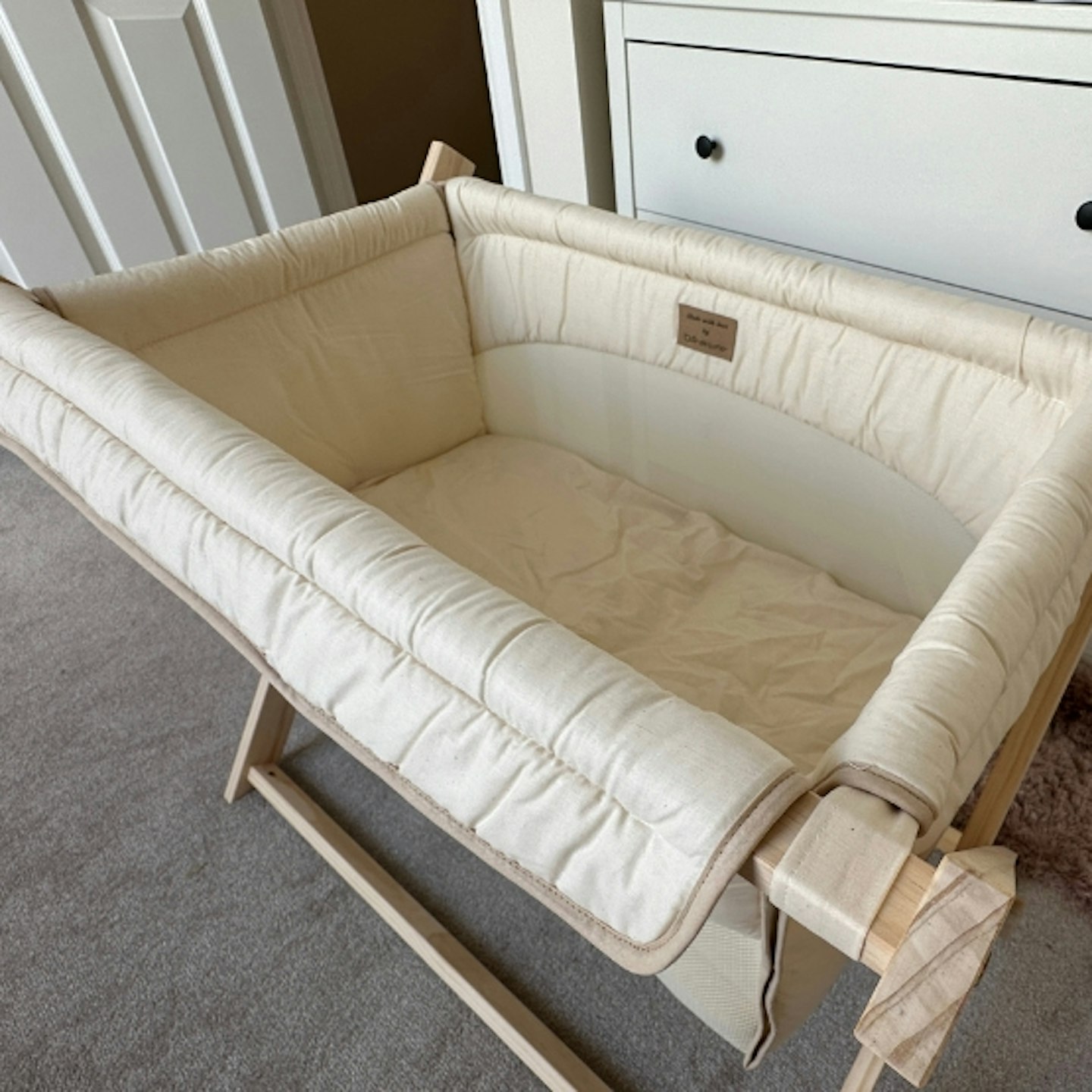 Clair de Lune Organic Folding Crib