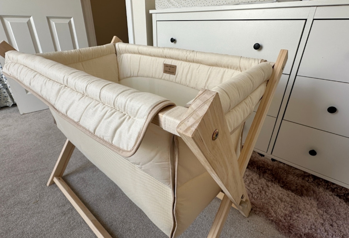 Clair de Lune Organic Folding Crib