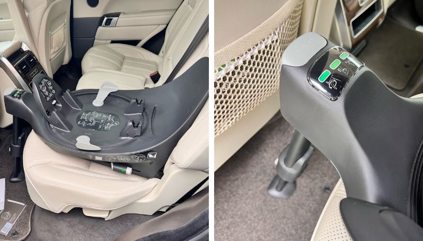 Images of the Cybex Car Seat security features