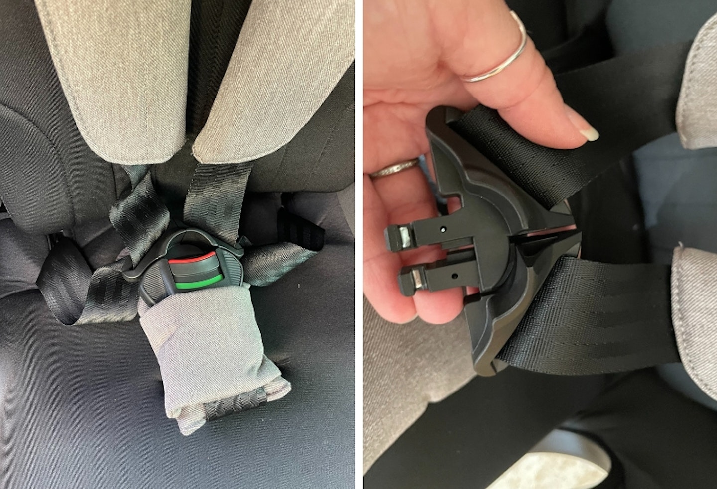 seat belt system on the Graco Energi