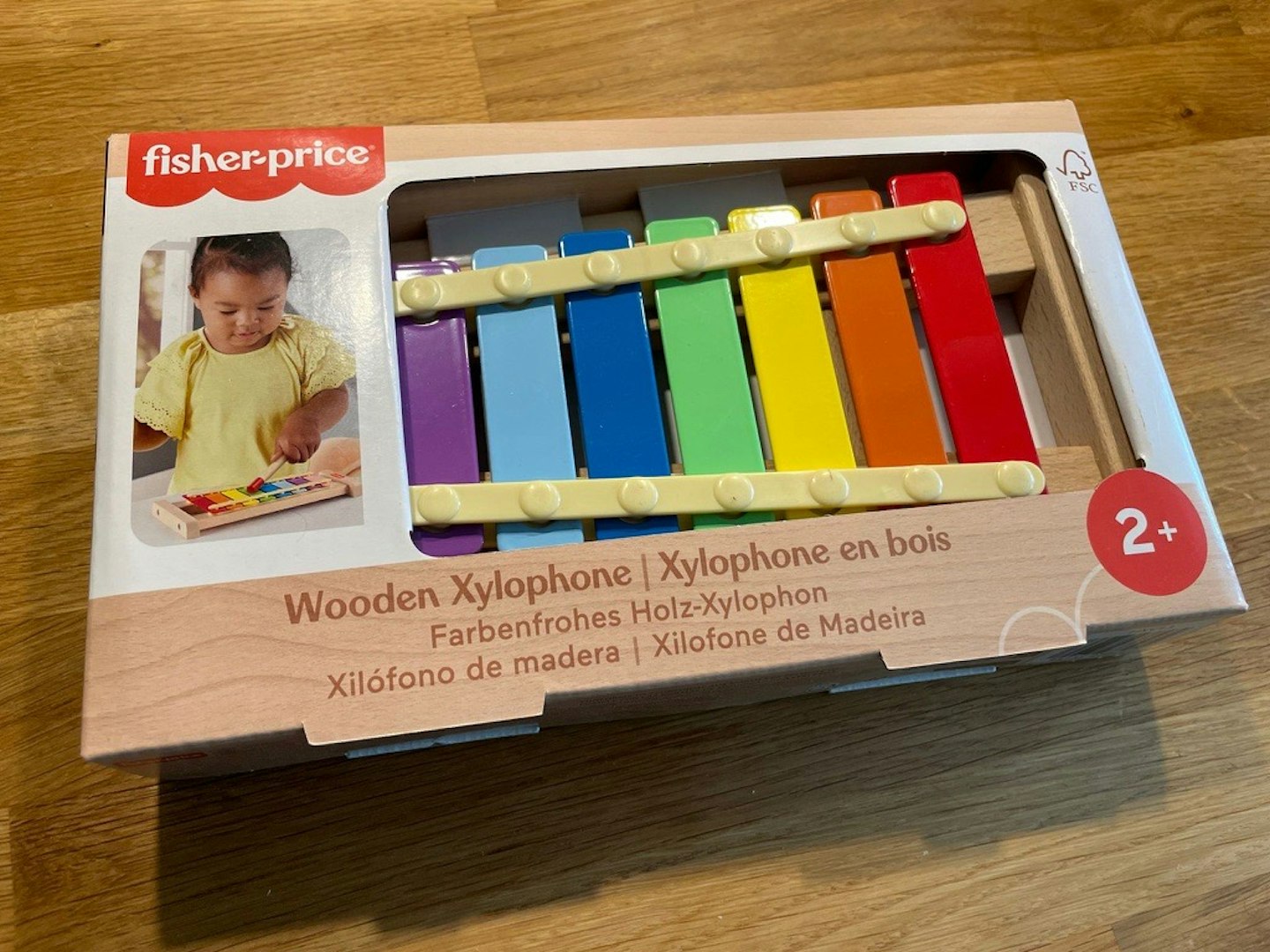 Fisher-Price Wooden Xylophone Musical Toy