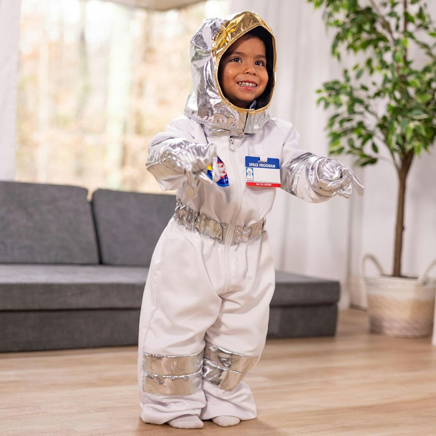 Melissa & Doug Kids Astronaut Costume Role Play Toys