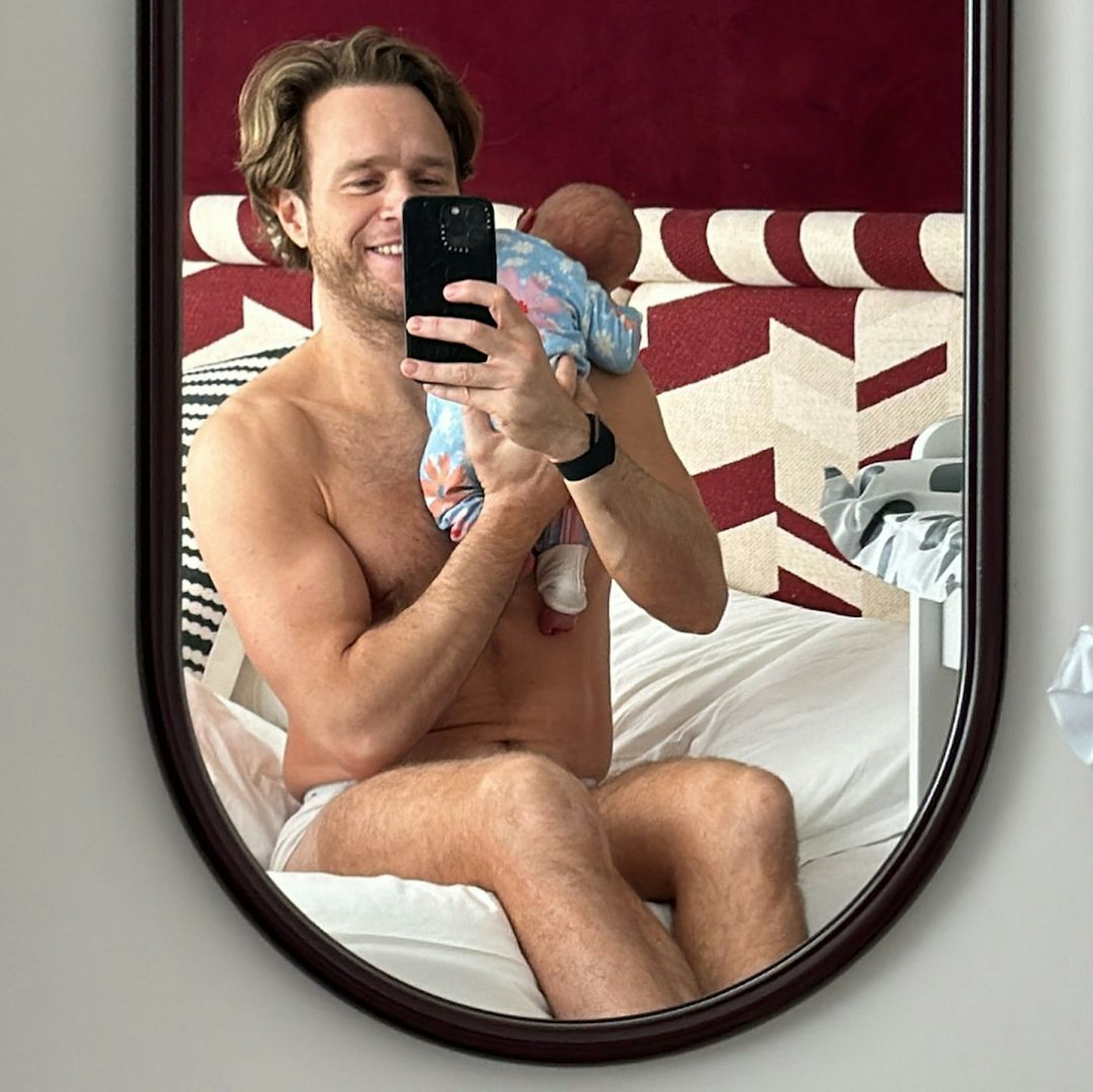 Olly Murs and his daughter Madison