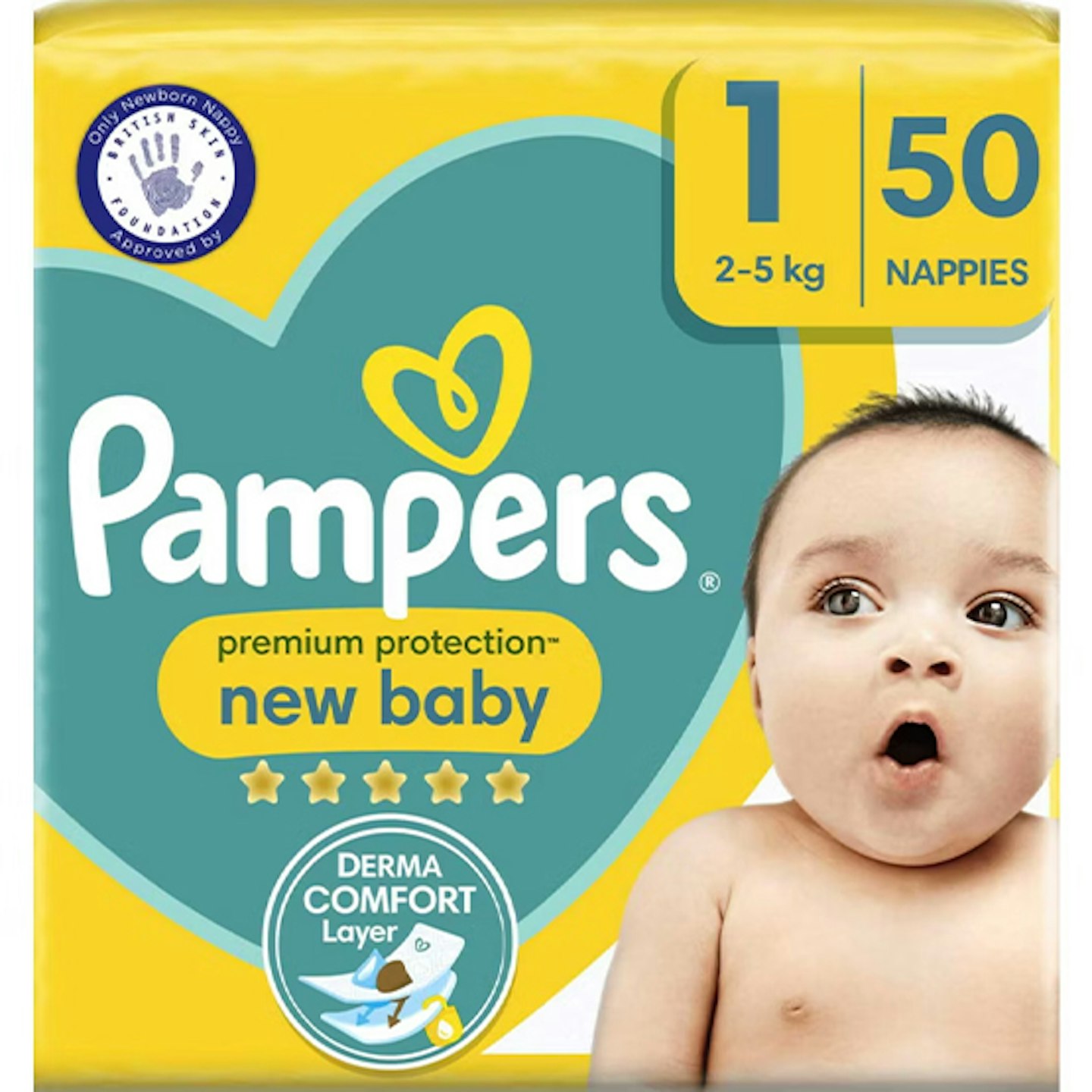 Pampers new baby