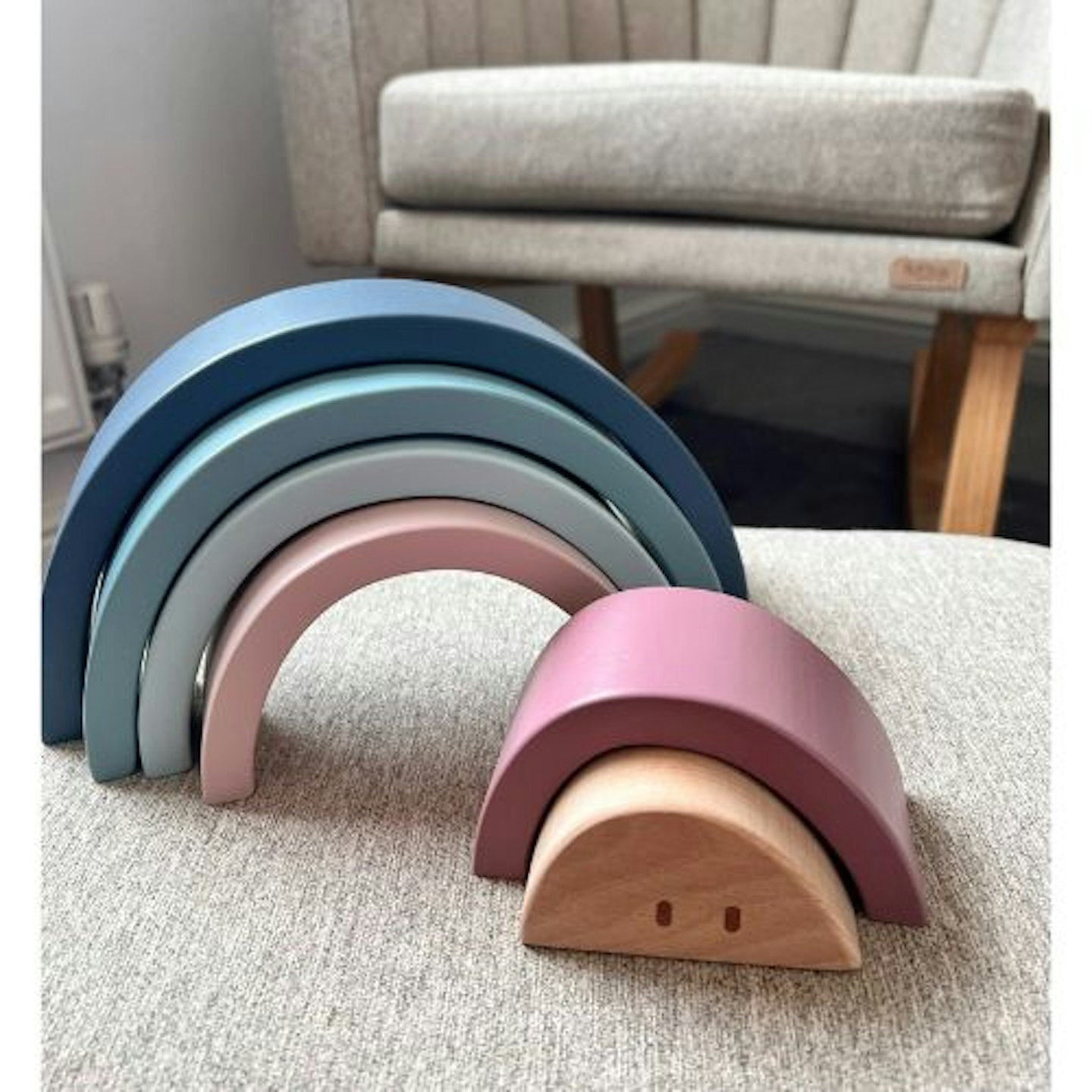 Wooden Rainbow Stacker