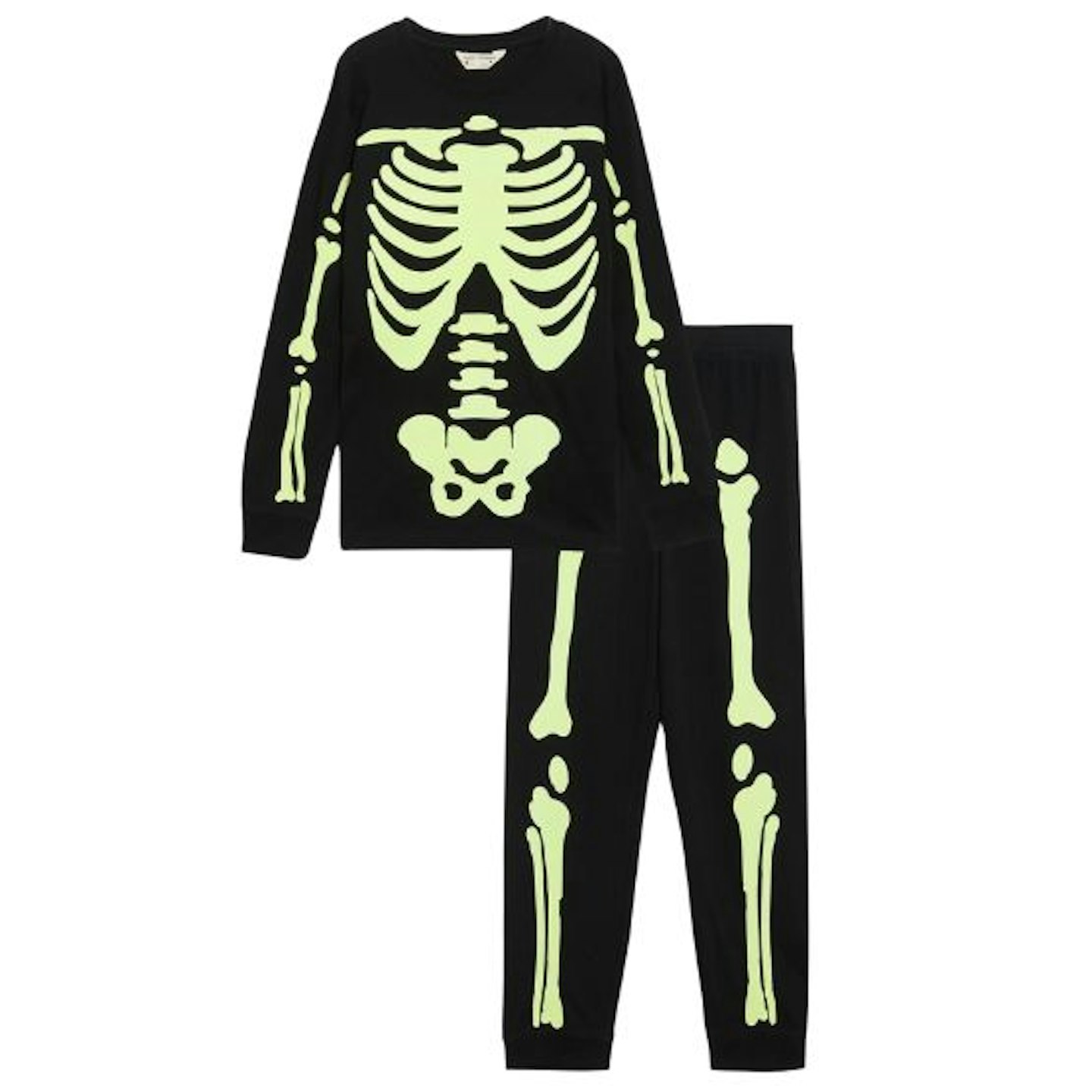 Toddler Halloween Costume - glow in the dark skeleton