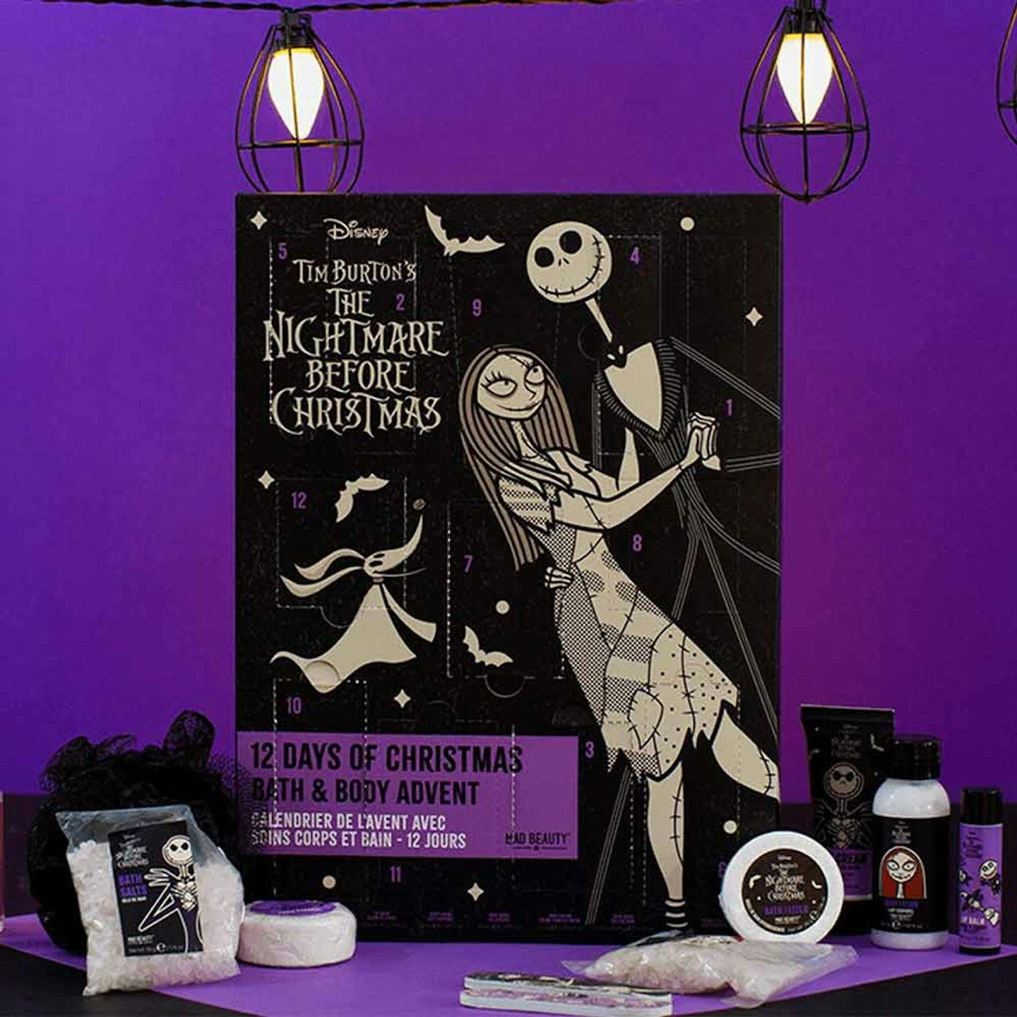 Nightmare Before Christmas 12 Days Bath and Body Advent Calendar