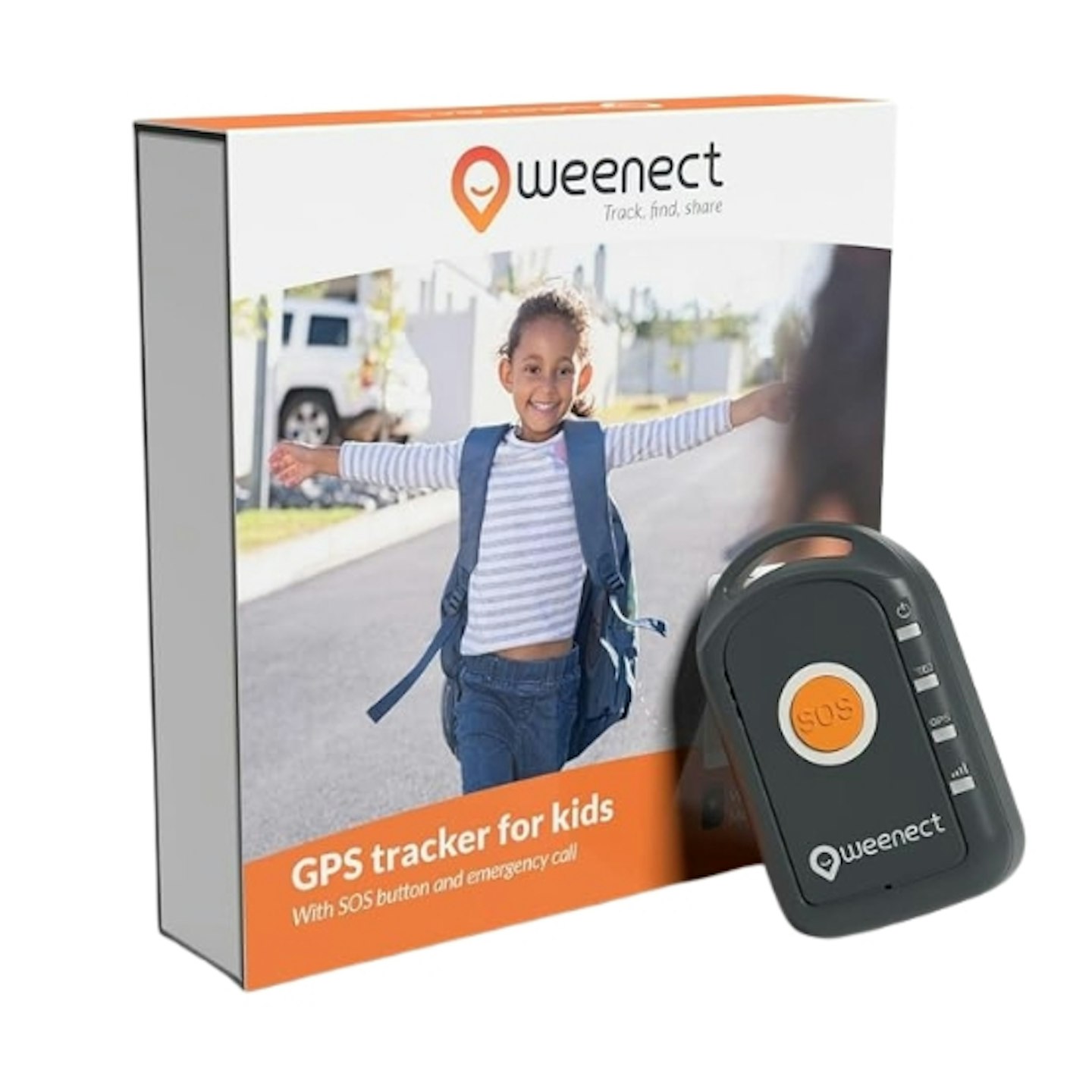 Weenect Kids and the packaging box
