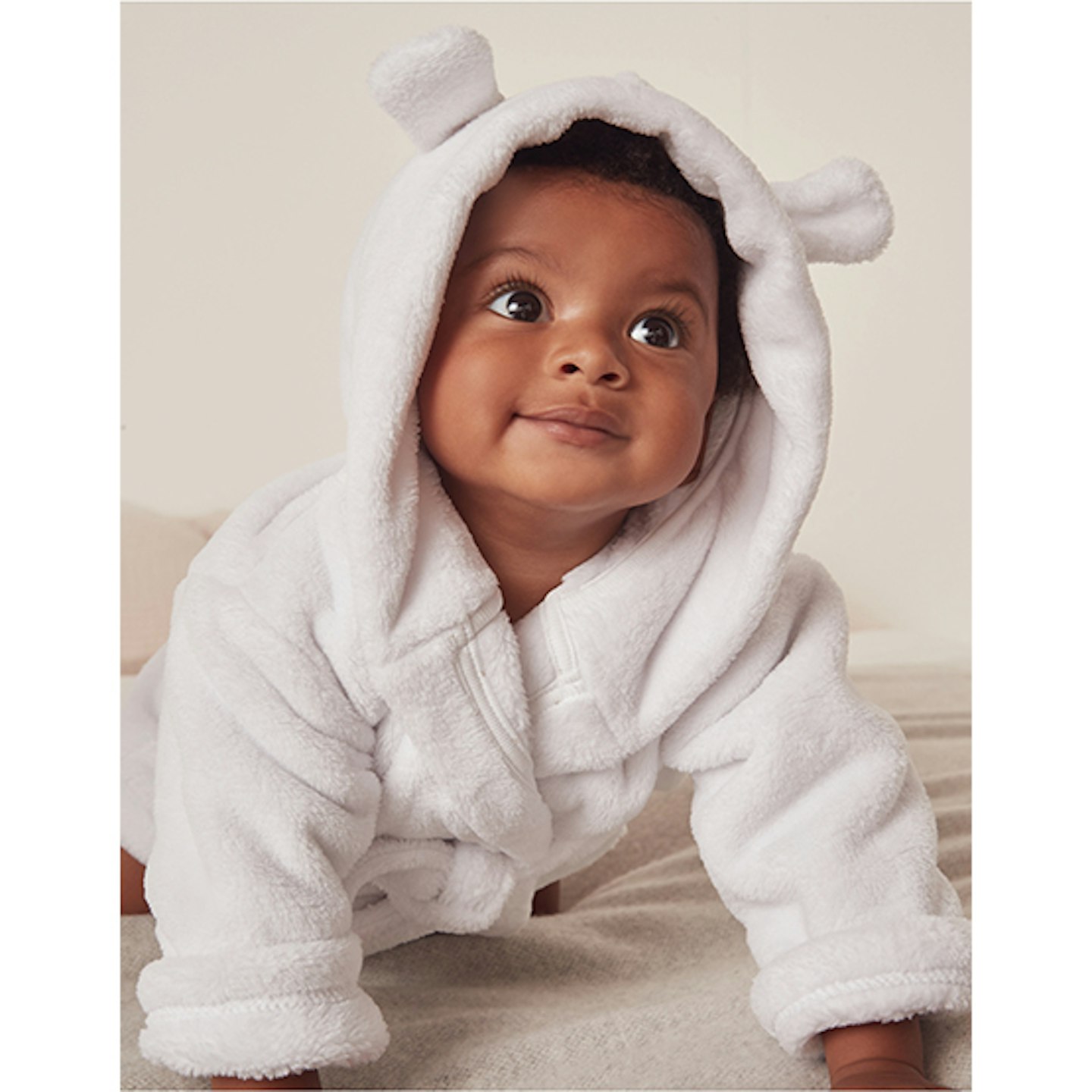 White Company fluffy robe