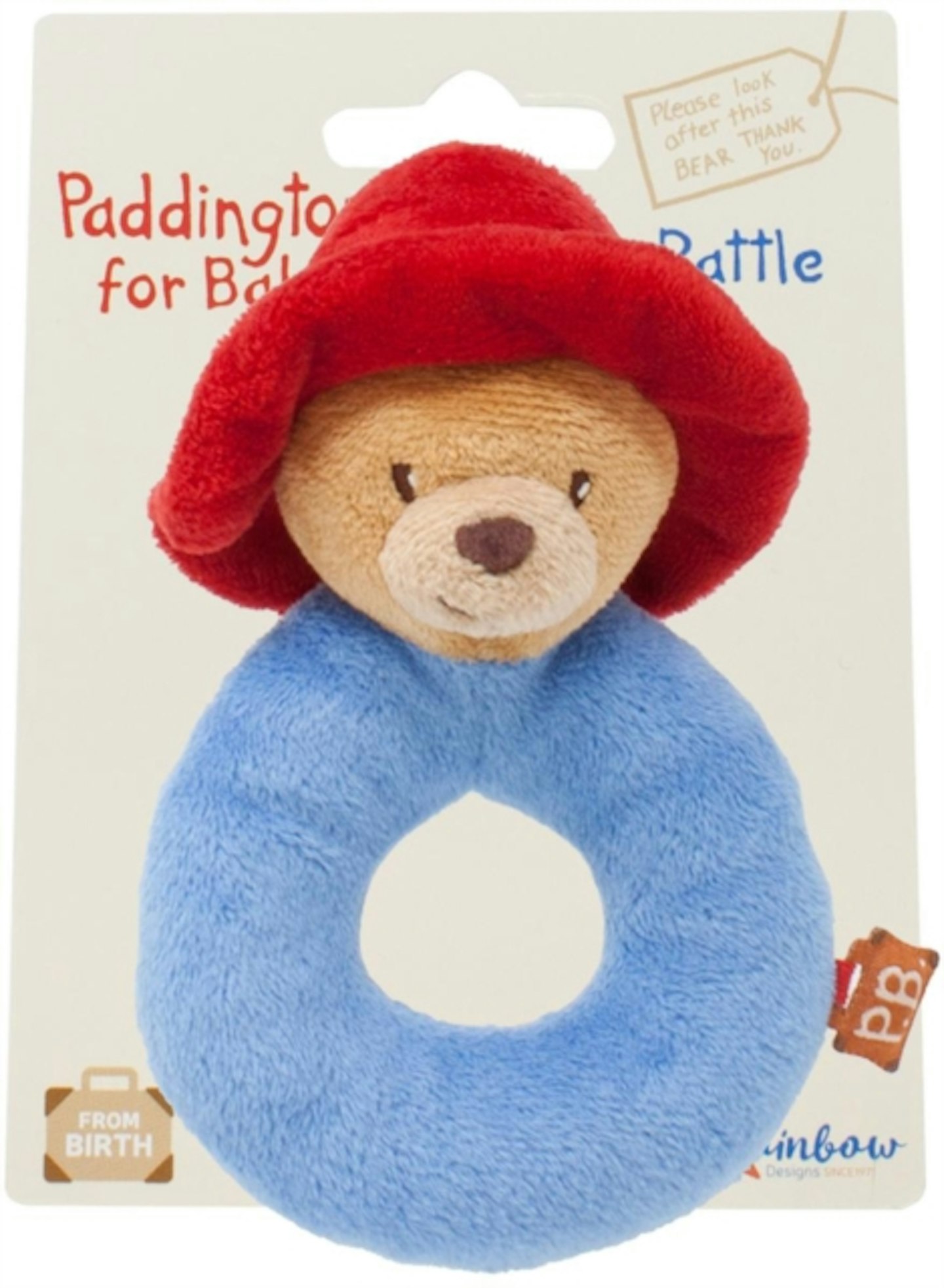 Paddington Bear Ring Rattle