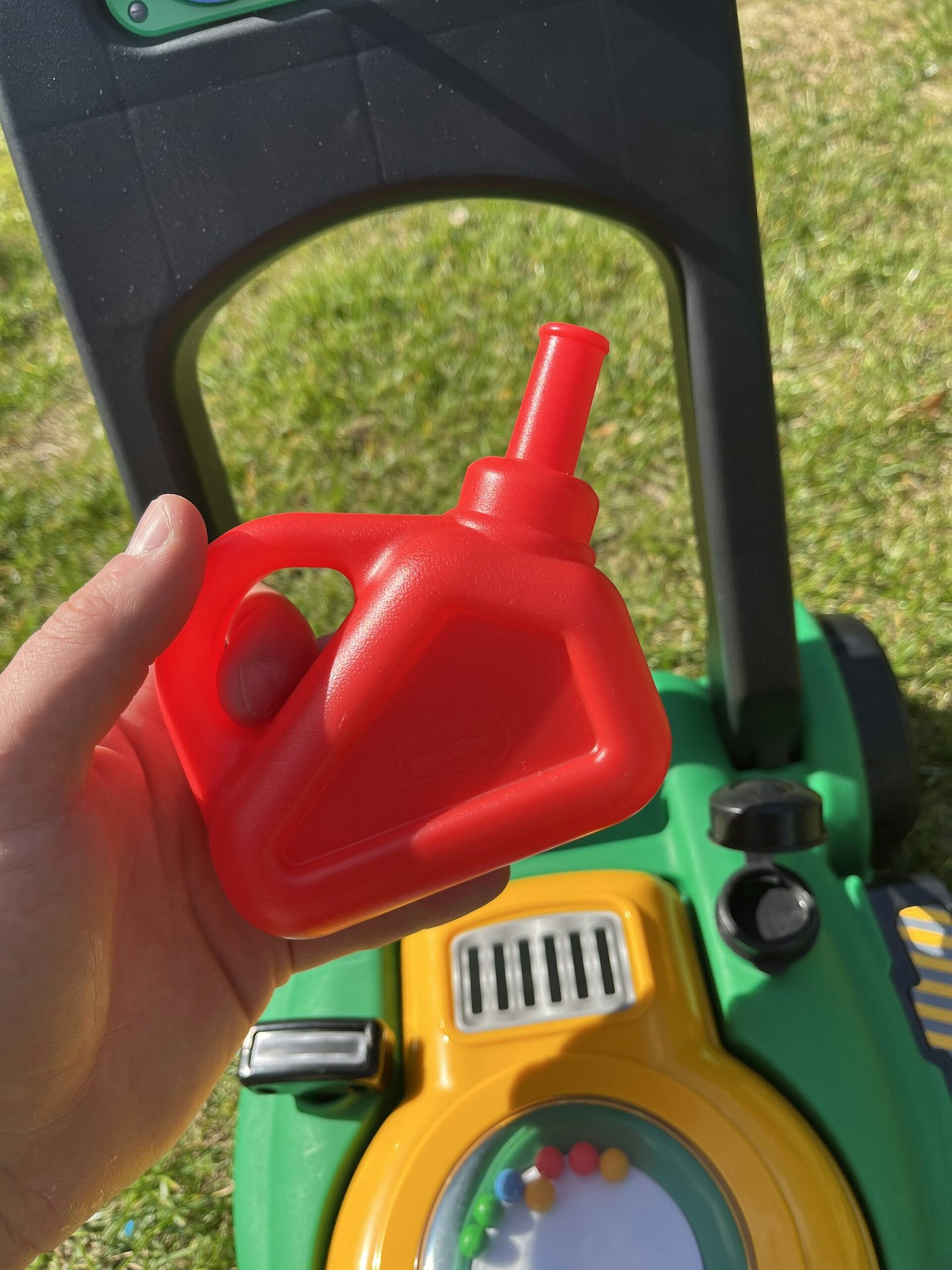 Little Tikes lawnmower