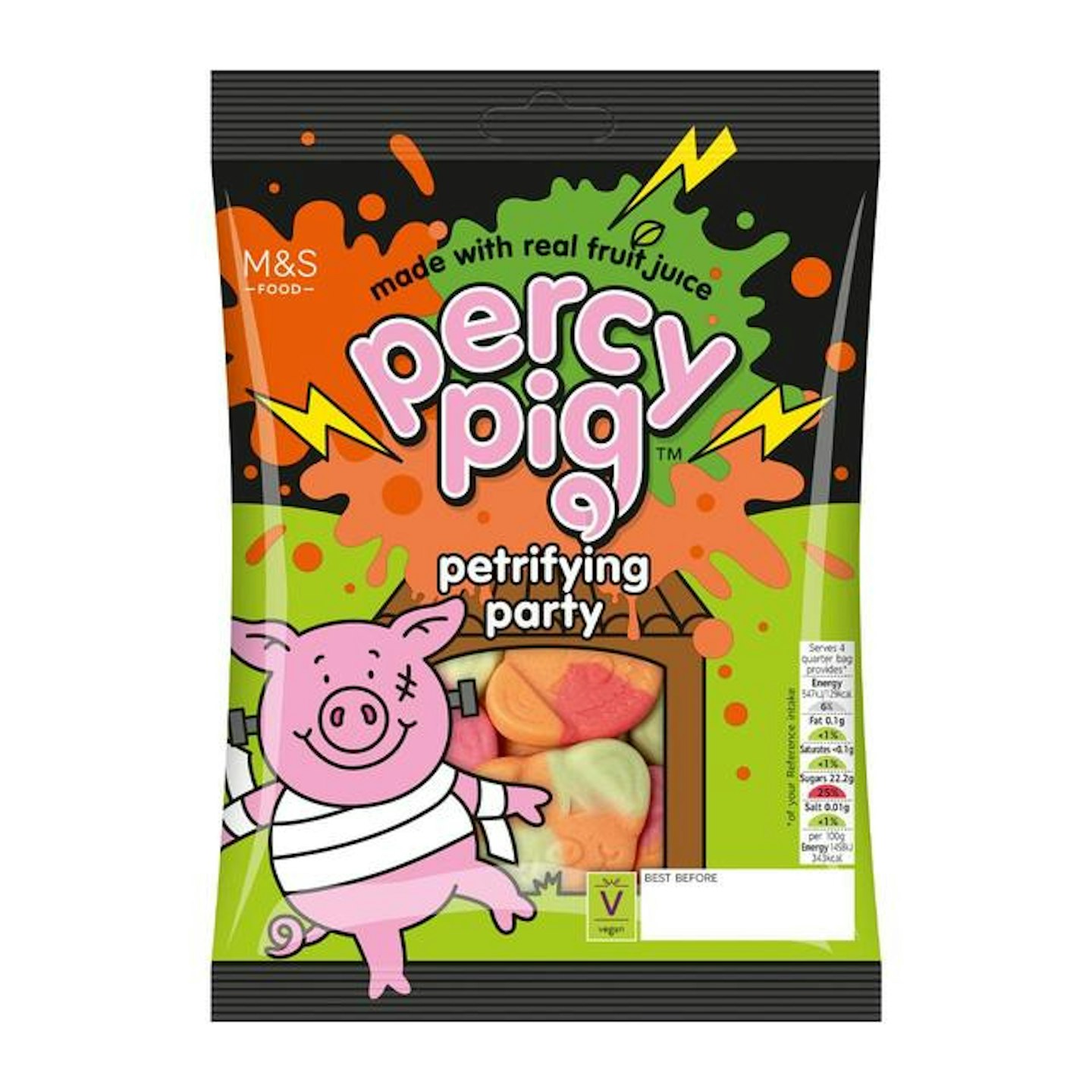 M&S Percy Pig Petrifying Party Fruit Juice