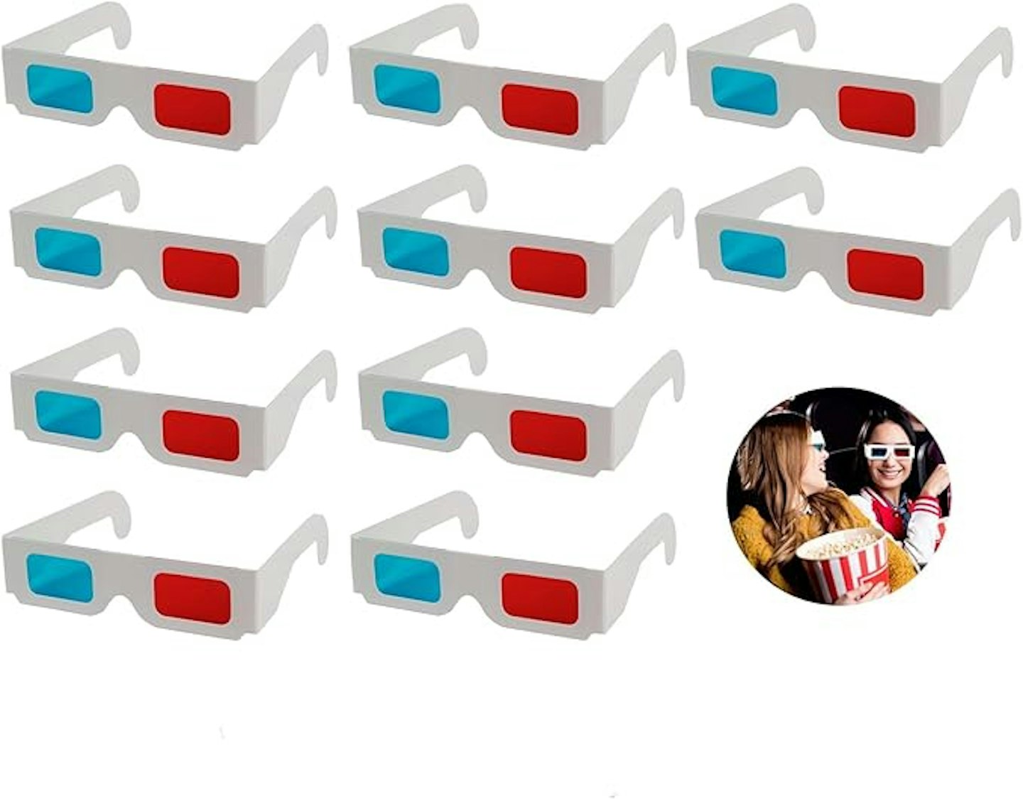 couduan 3D Paper Glasses For Movies