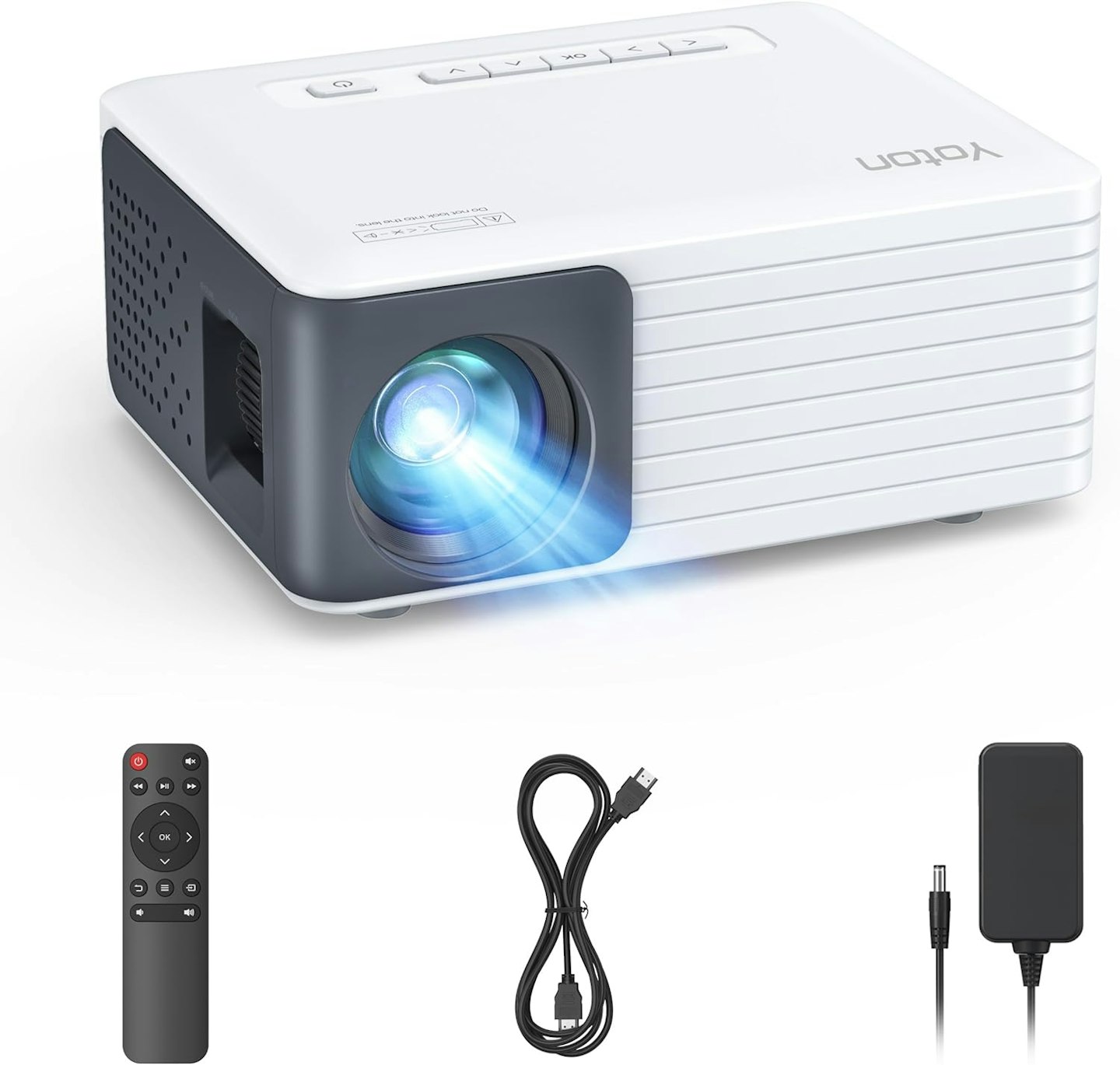 YOTON Y3 Mini Projector, Portable Phone Projector 1080P 