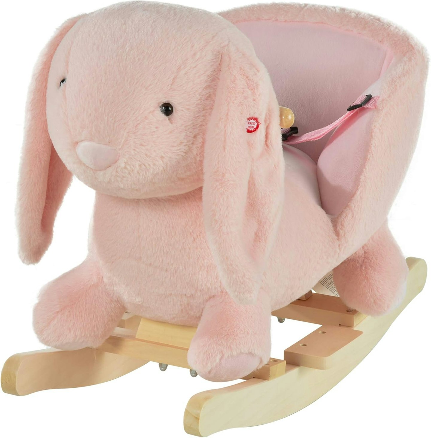 Rocking Horse Plush Ride On Rabbit Seat 