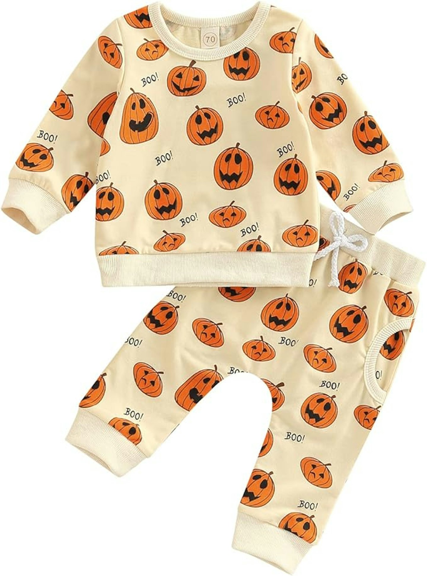 Jeqckloves Newborn Baby Halloween Pants Set 2Pcs