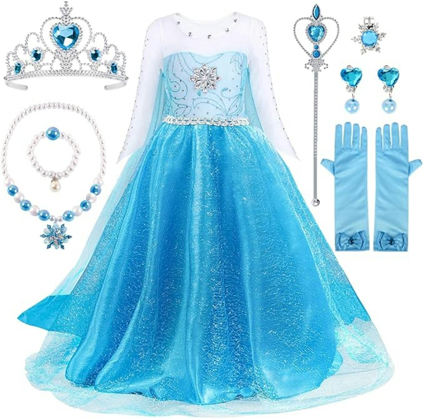 Elsa fancy dress costume