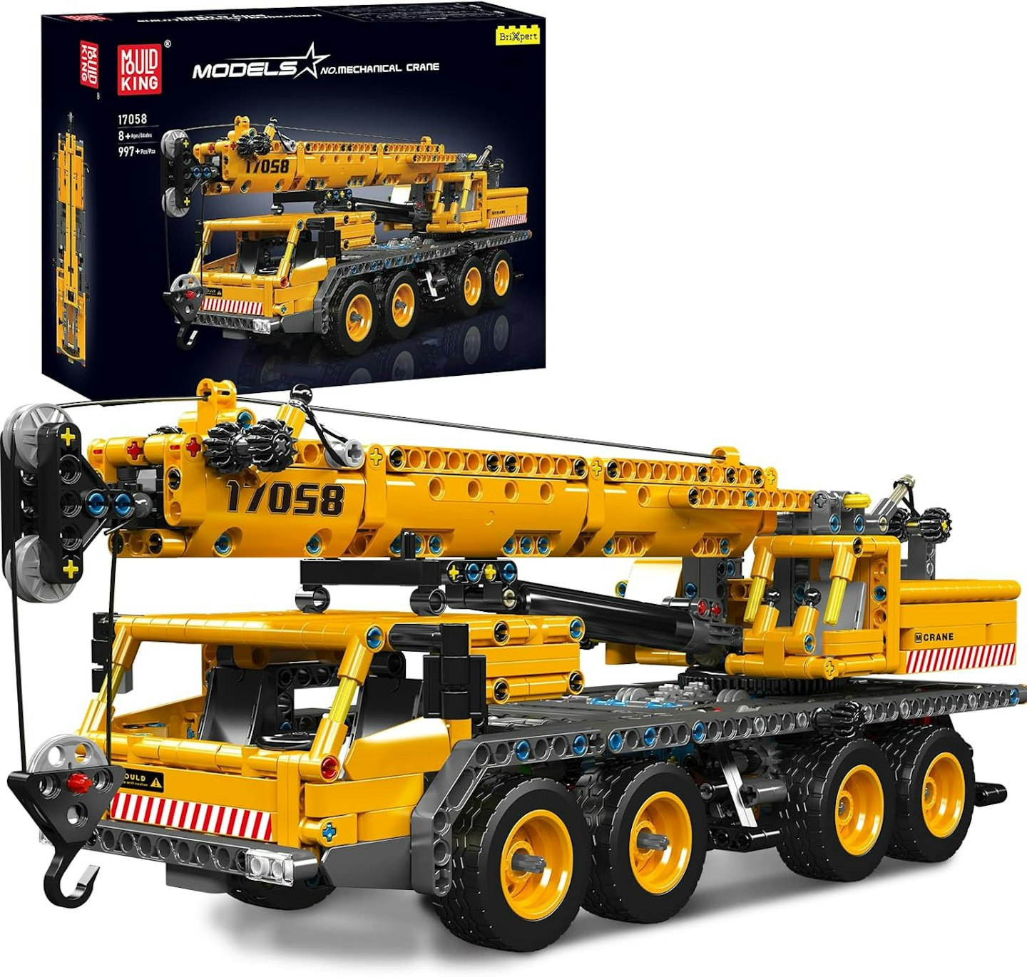 Mould King 17058 City Mobile Crane Truck Toy Building Set