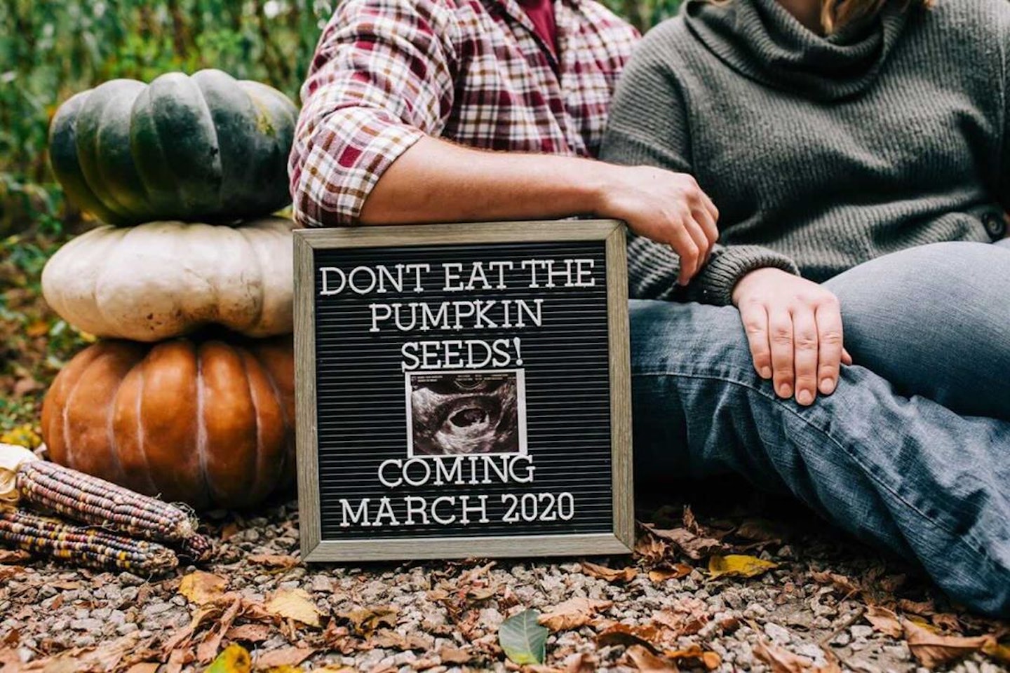 Halloween Pregnancy Annoucement