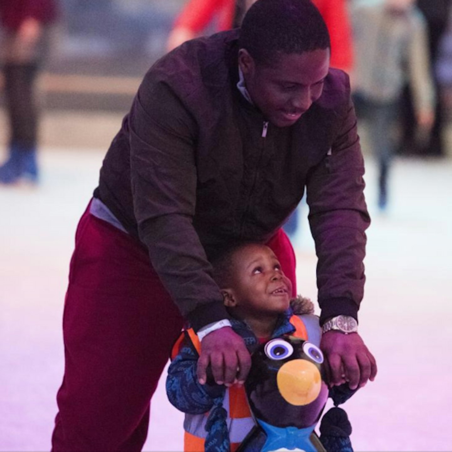 Skating at the Eden Project 