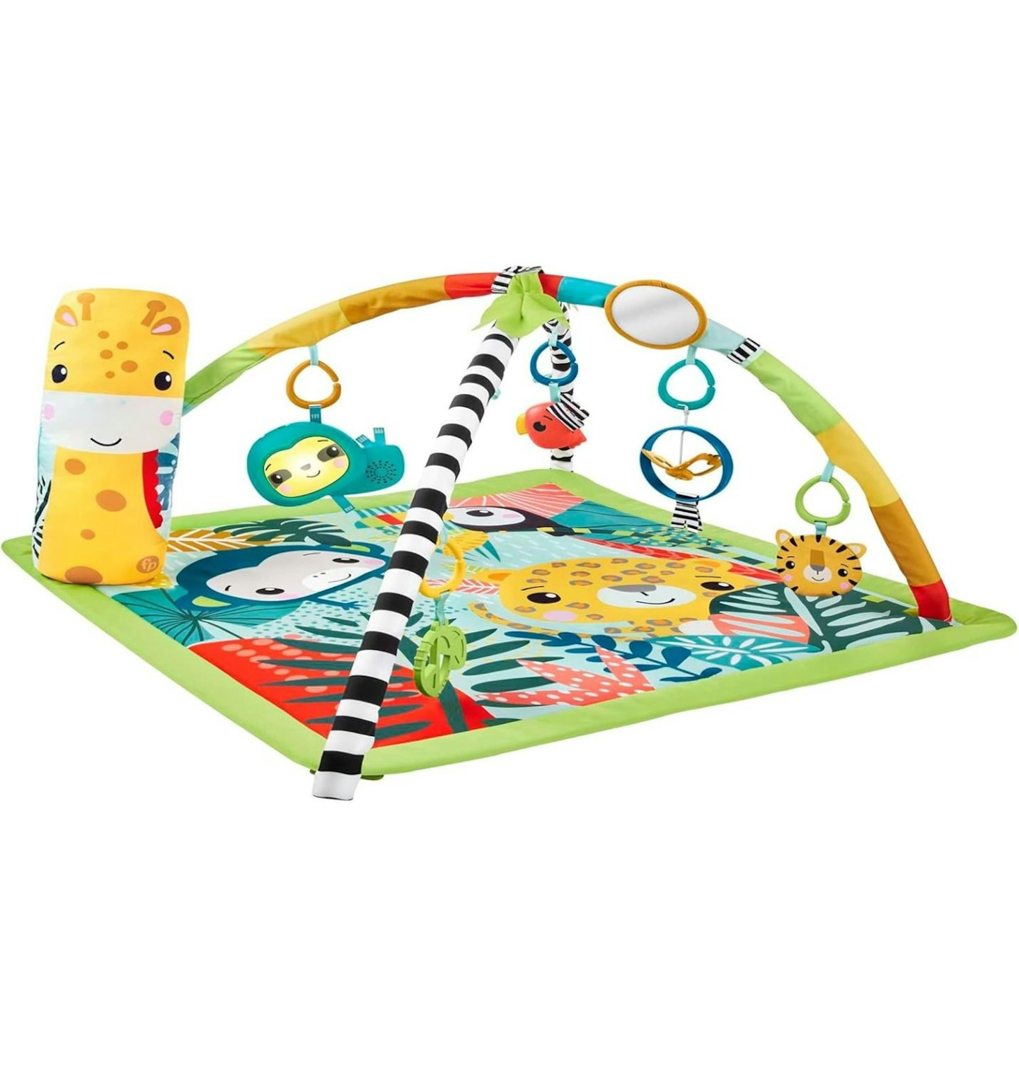 Fisher-Price 3-In-1 Rainforest Sensory Gym & Baby Play Mat