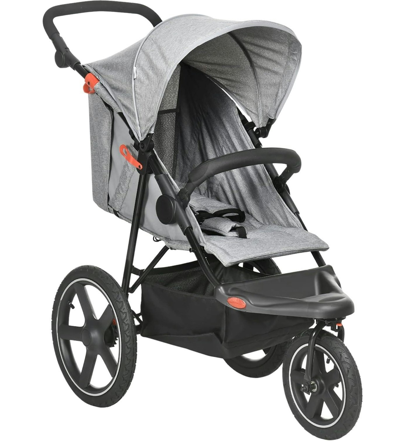 HOMCOM Baby Stroller Pushchairs 2 in 1 Lightweight Travel Pram