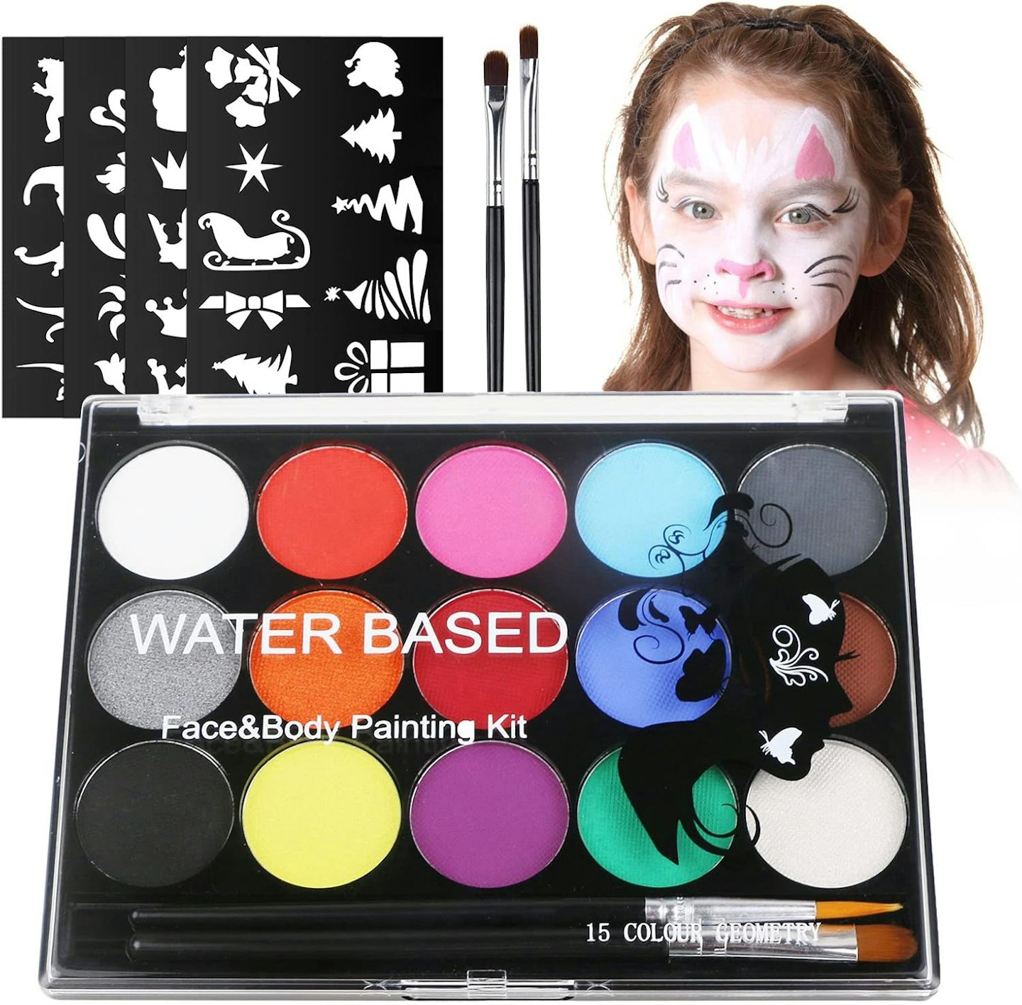 Halloween face paint kit.