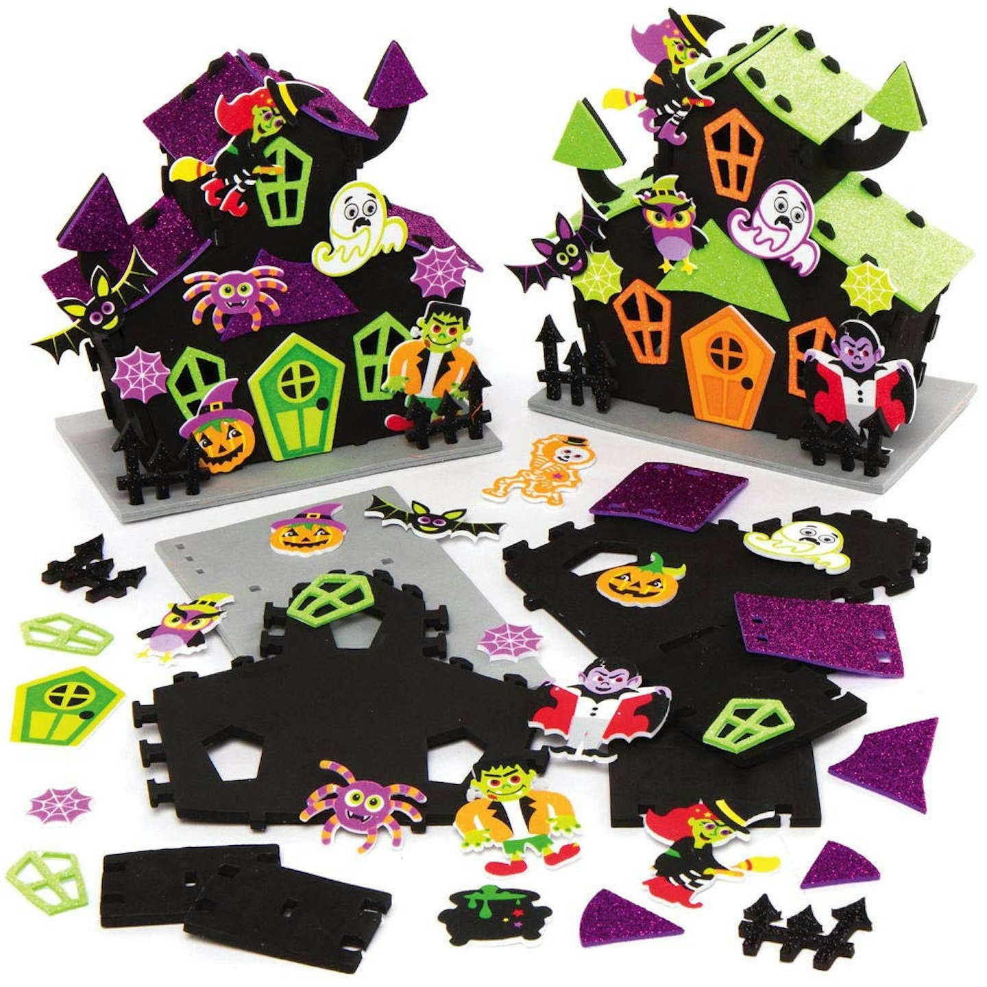 Halloween haunted house craft kit