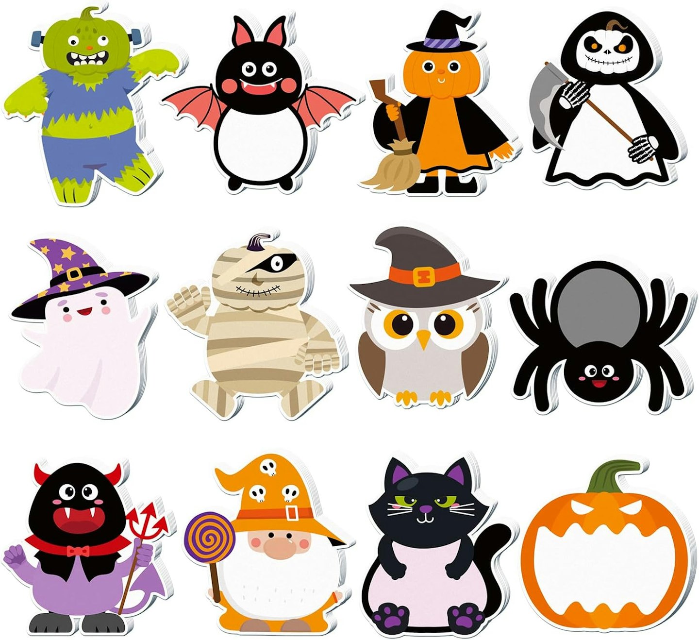 Halloween sticky notes